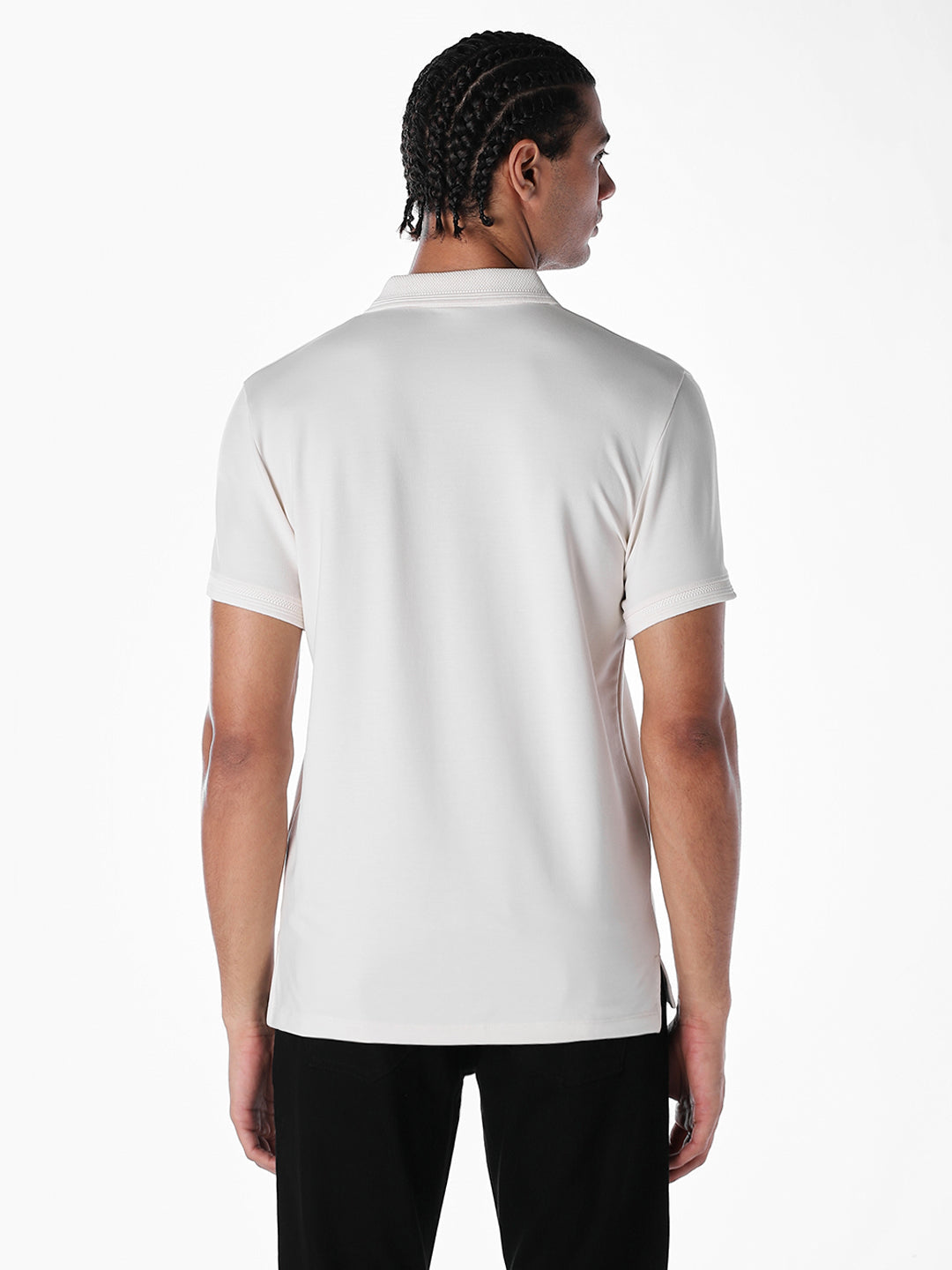 White Cotton Polo