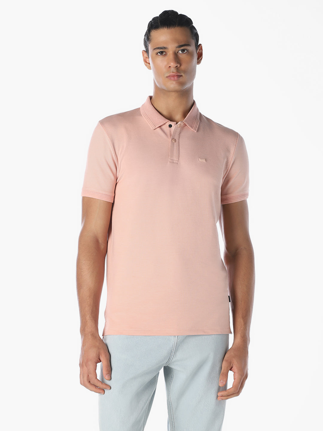 Pink Cotton Polo
