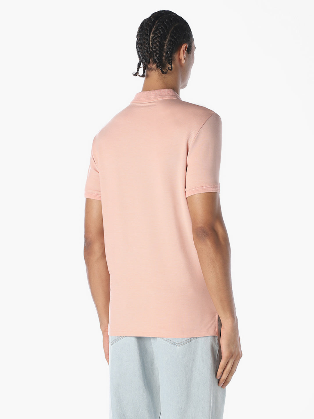 Pink Cotton Polo