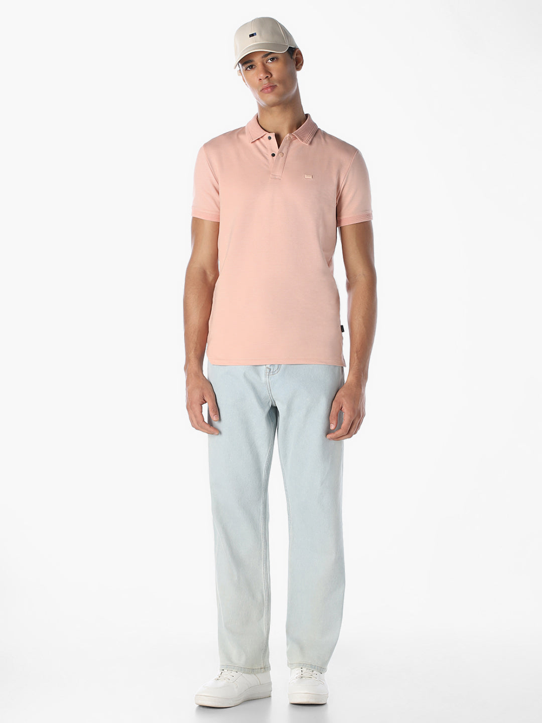 Pink Cotton Polo