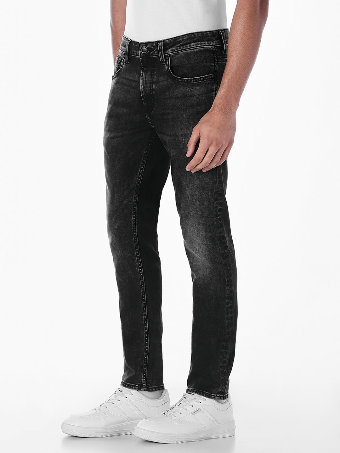 5 Pocket Washed Ben Skinny Fit Jeans