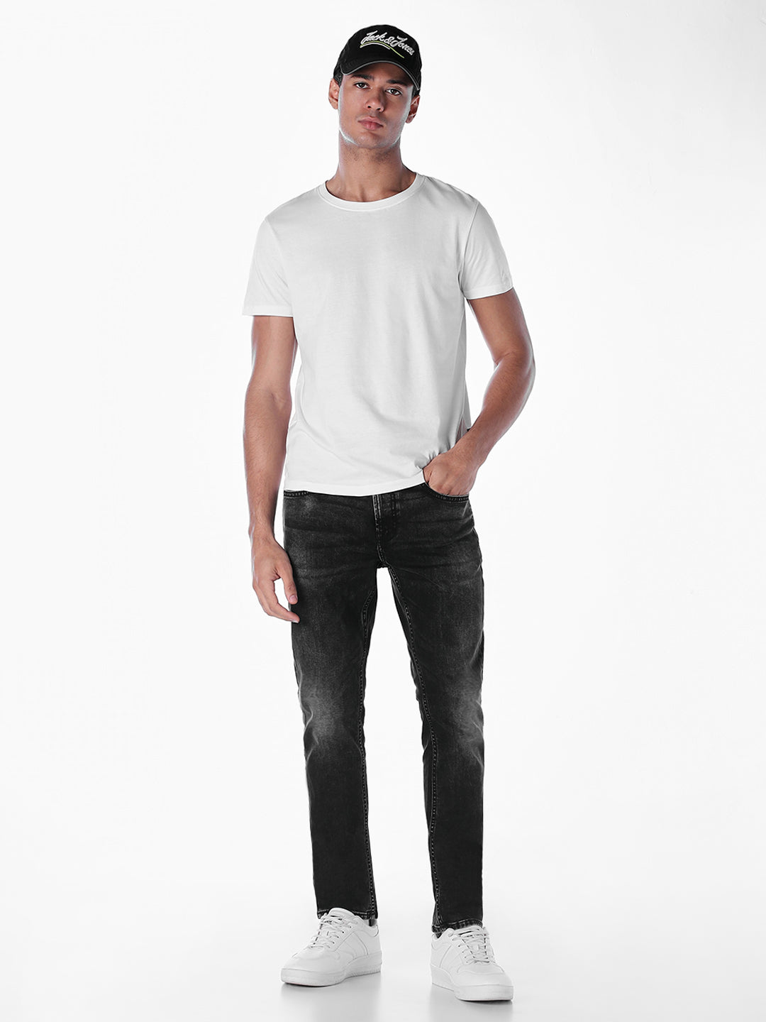 5 Pocket Washed Ben Skinny Fit Jeans
