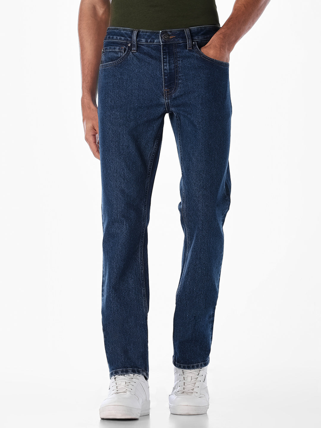 Dark Blue Clark Regular Fit Jeans