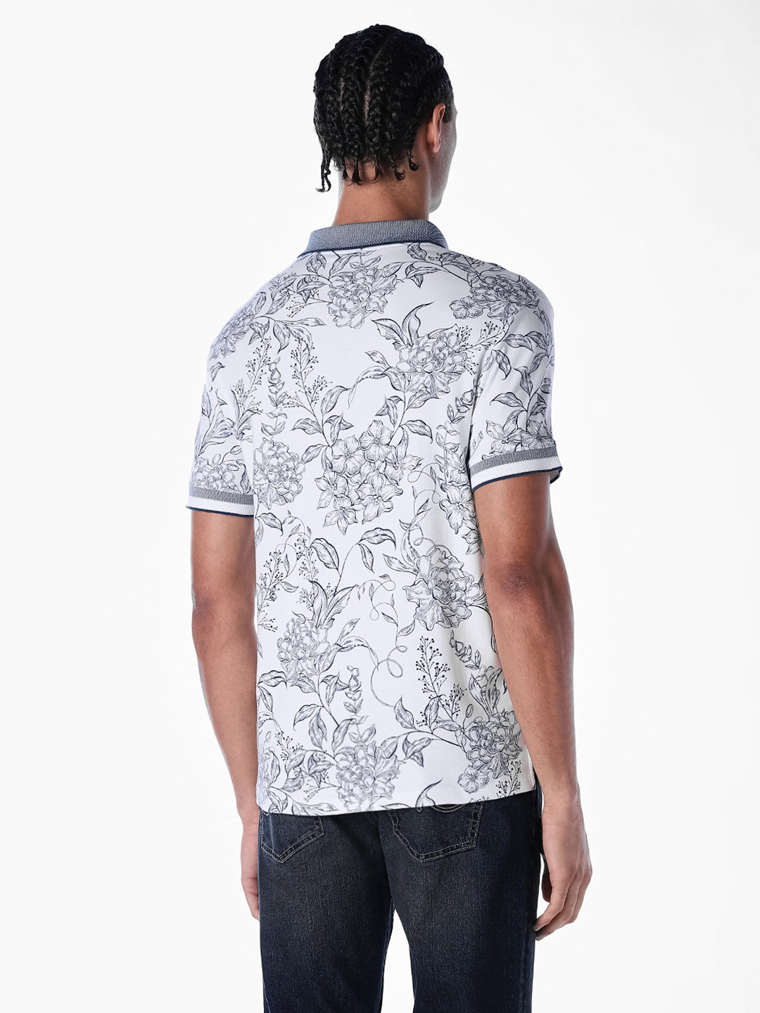 Jacquard Printed Polo