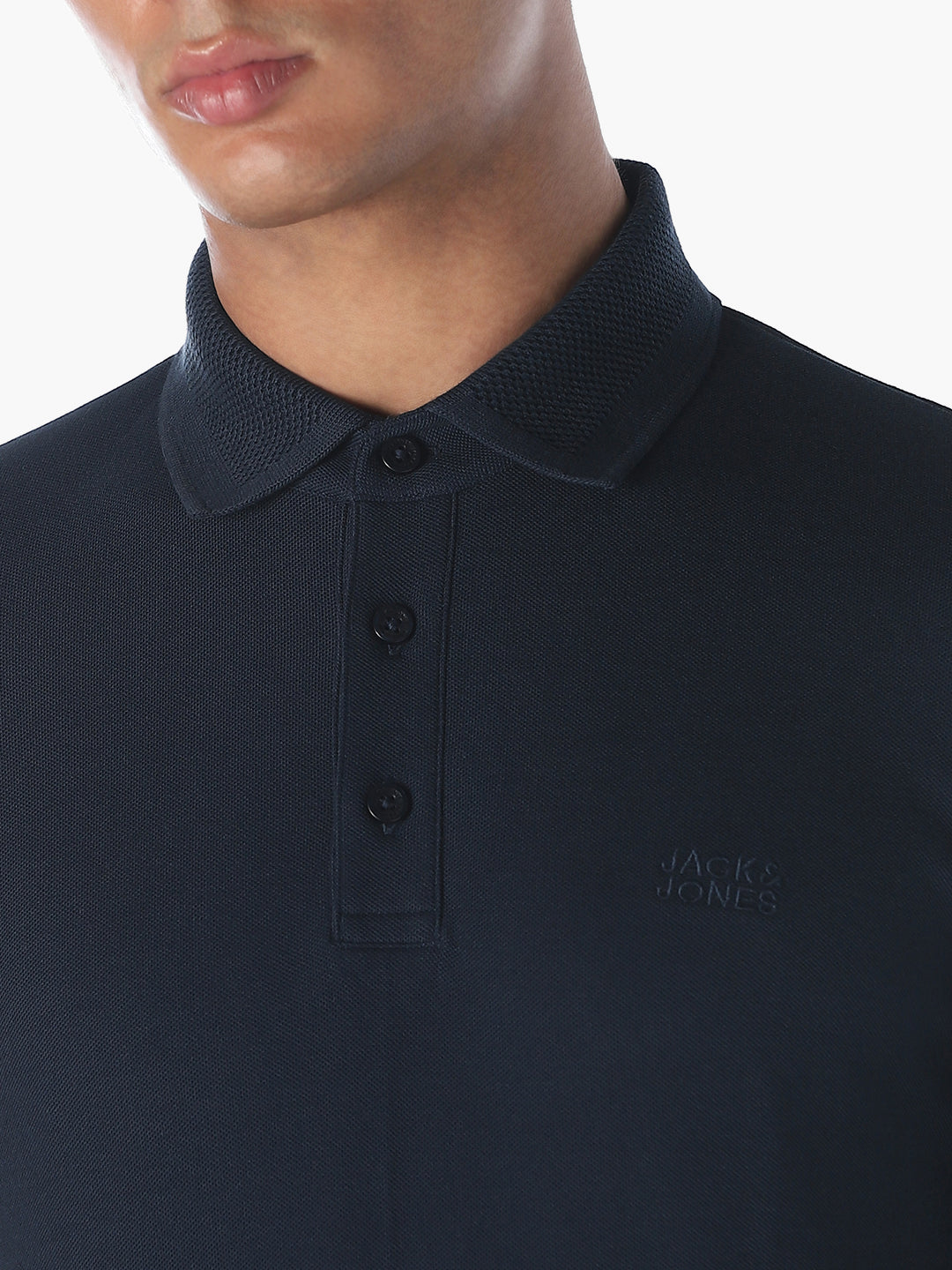 Navy Blue Regular Fit Polo