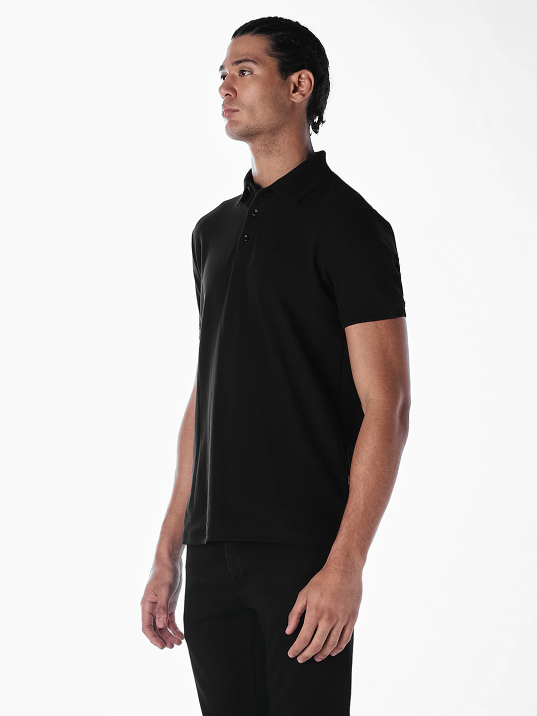 Black Regular Fit Polo