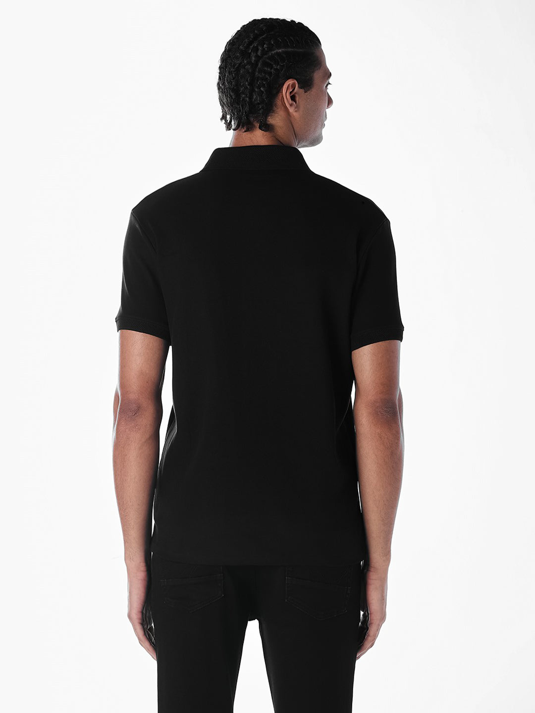 Black Regular Fit Polo