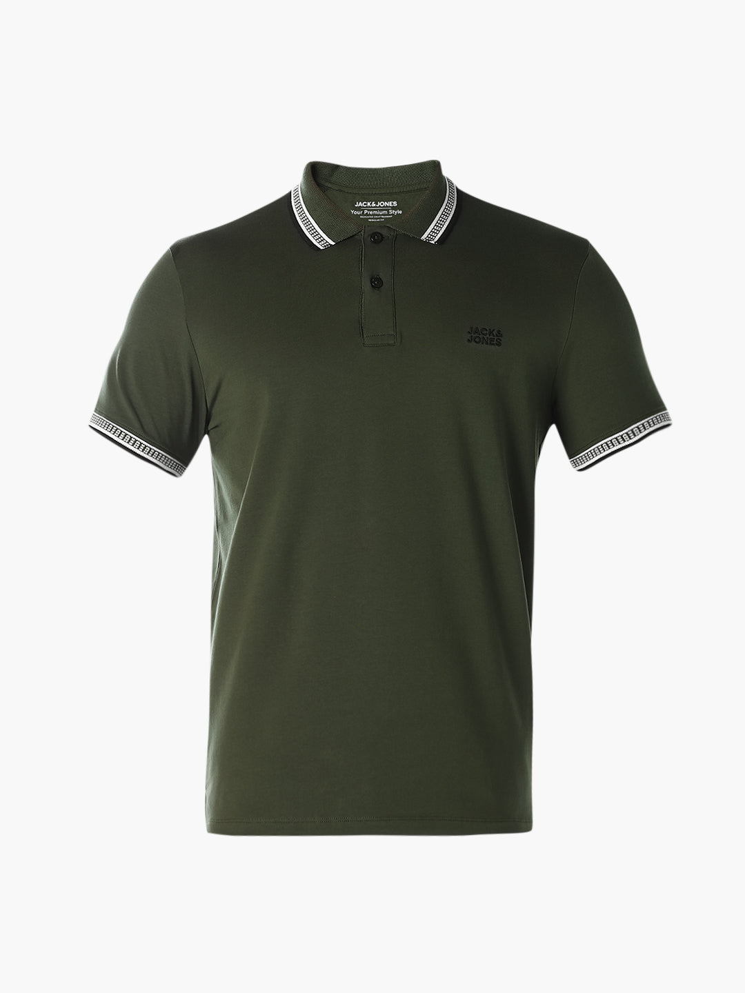 Contrast Tipping Knitted Polo