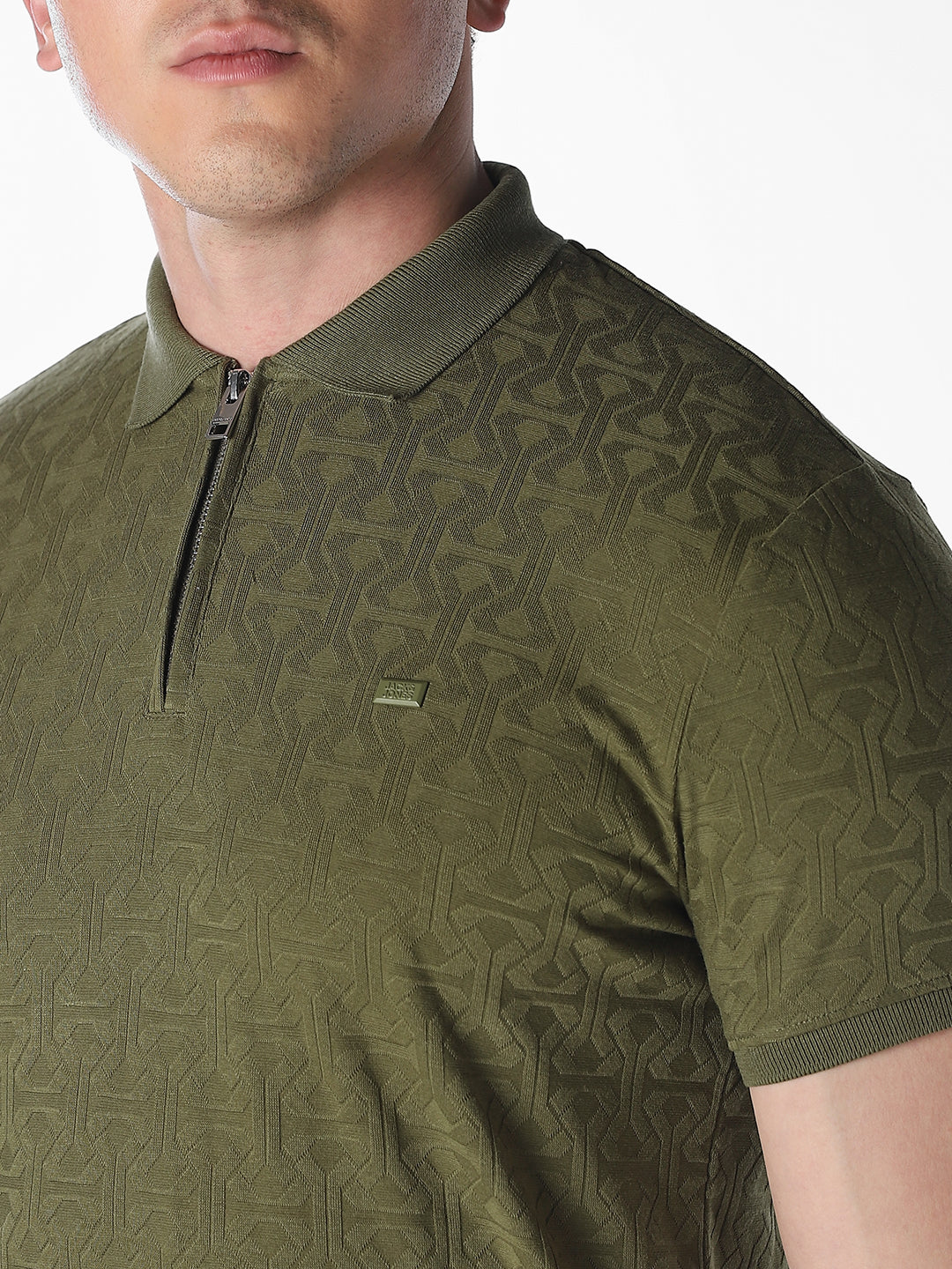 Jacquard Regular Fit Polo
