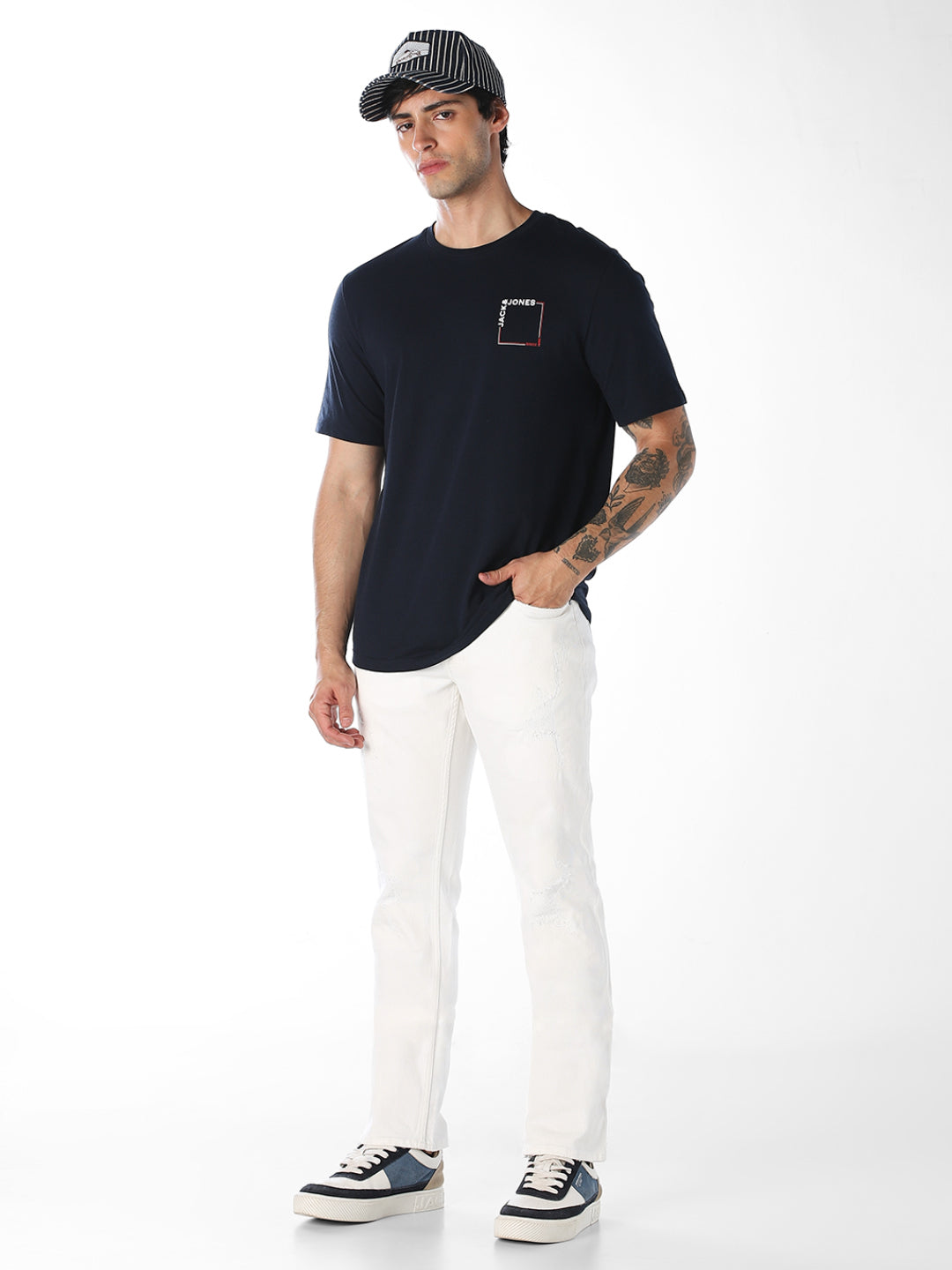 White Clark Regular Fit Jeans