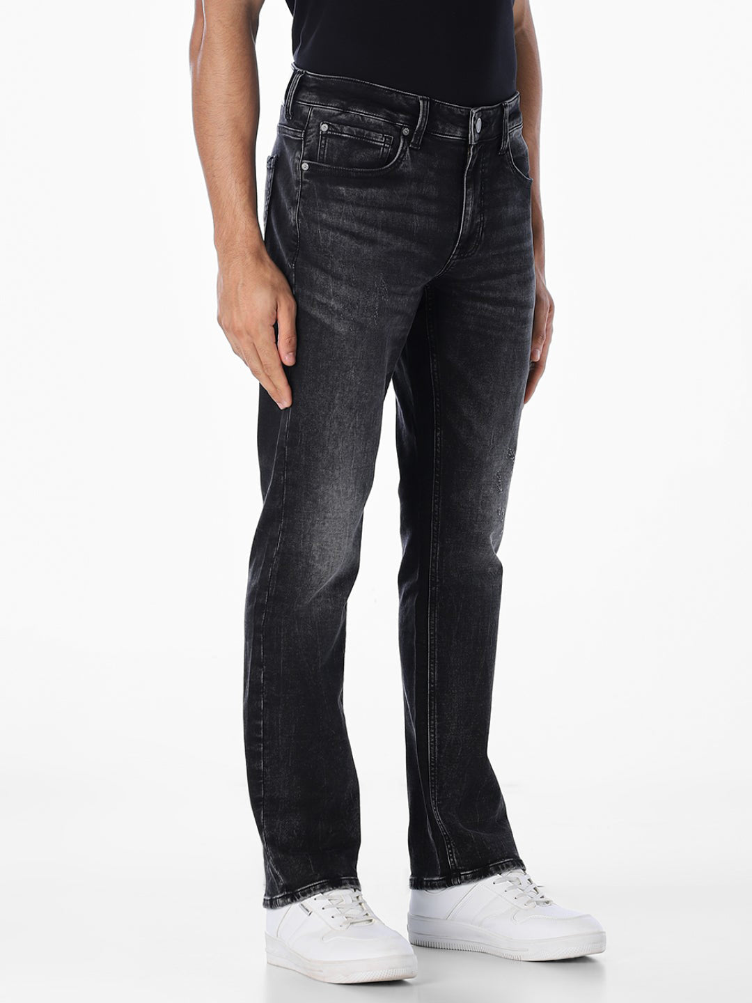 5 Pocket Washed Clark Regular Fit Jeans