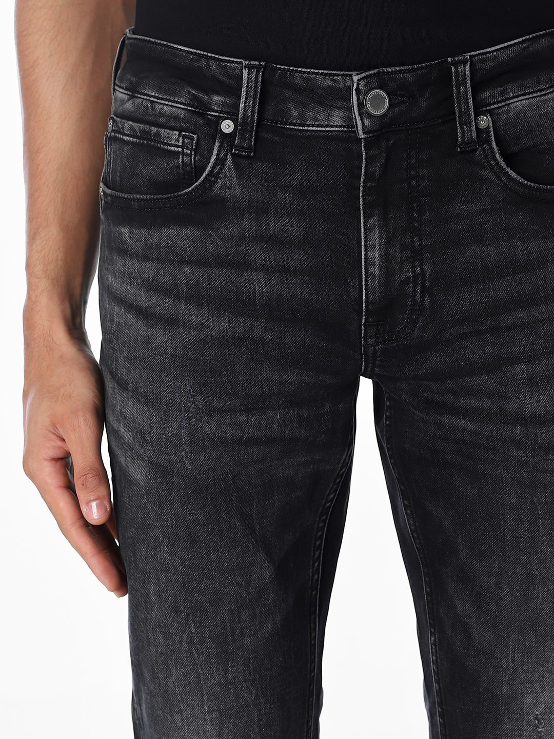 5 Pocket Washed Clark Regular Fit Jeans