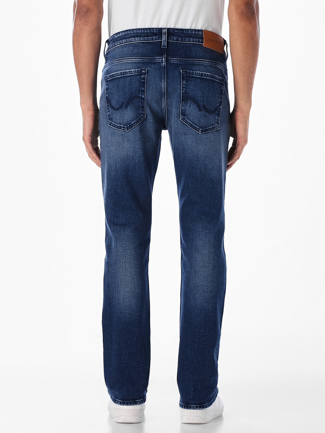Washed Mildly Distressed Regular Fit Jeans