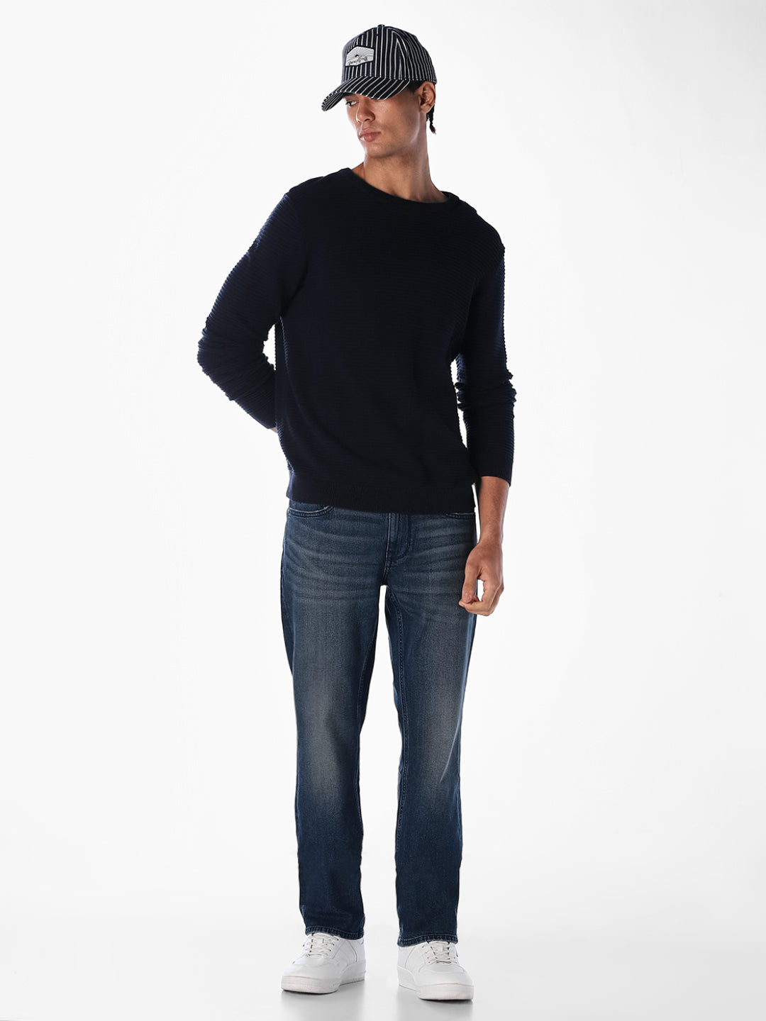 Dark Blue Clark Regular Fit Jeans