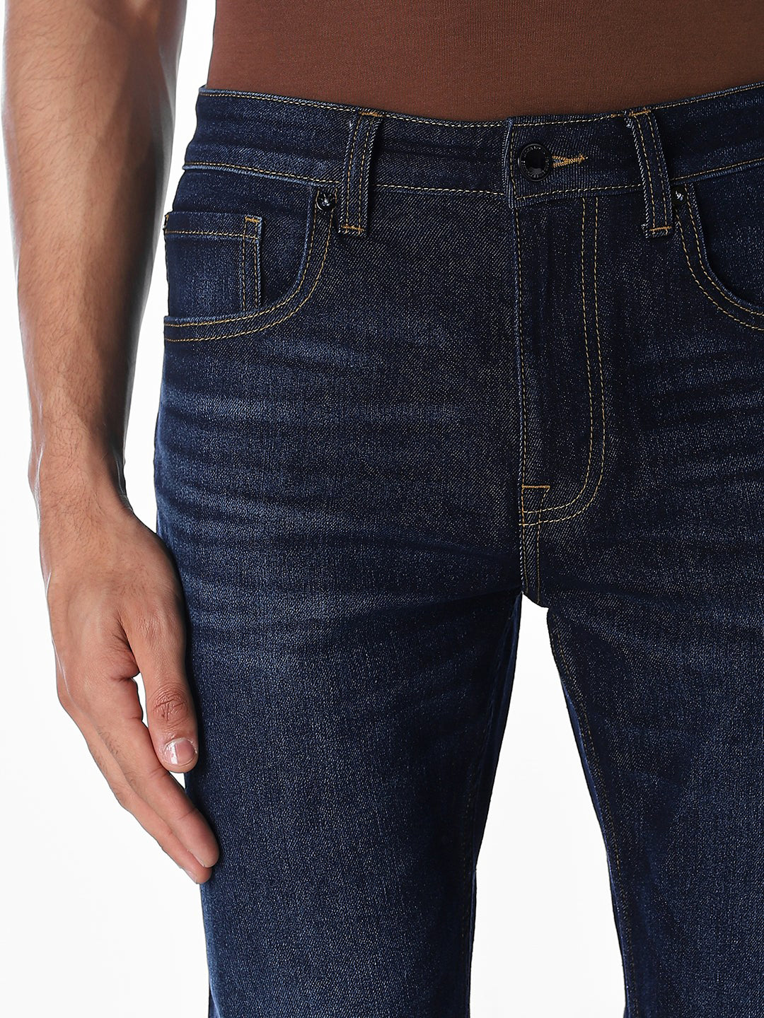 Dark Blue Cliff Bootcut Jeans