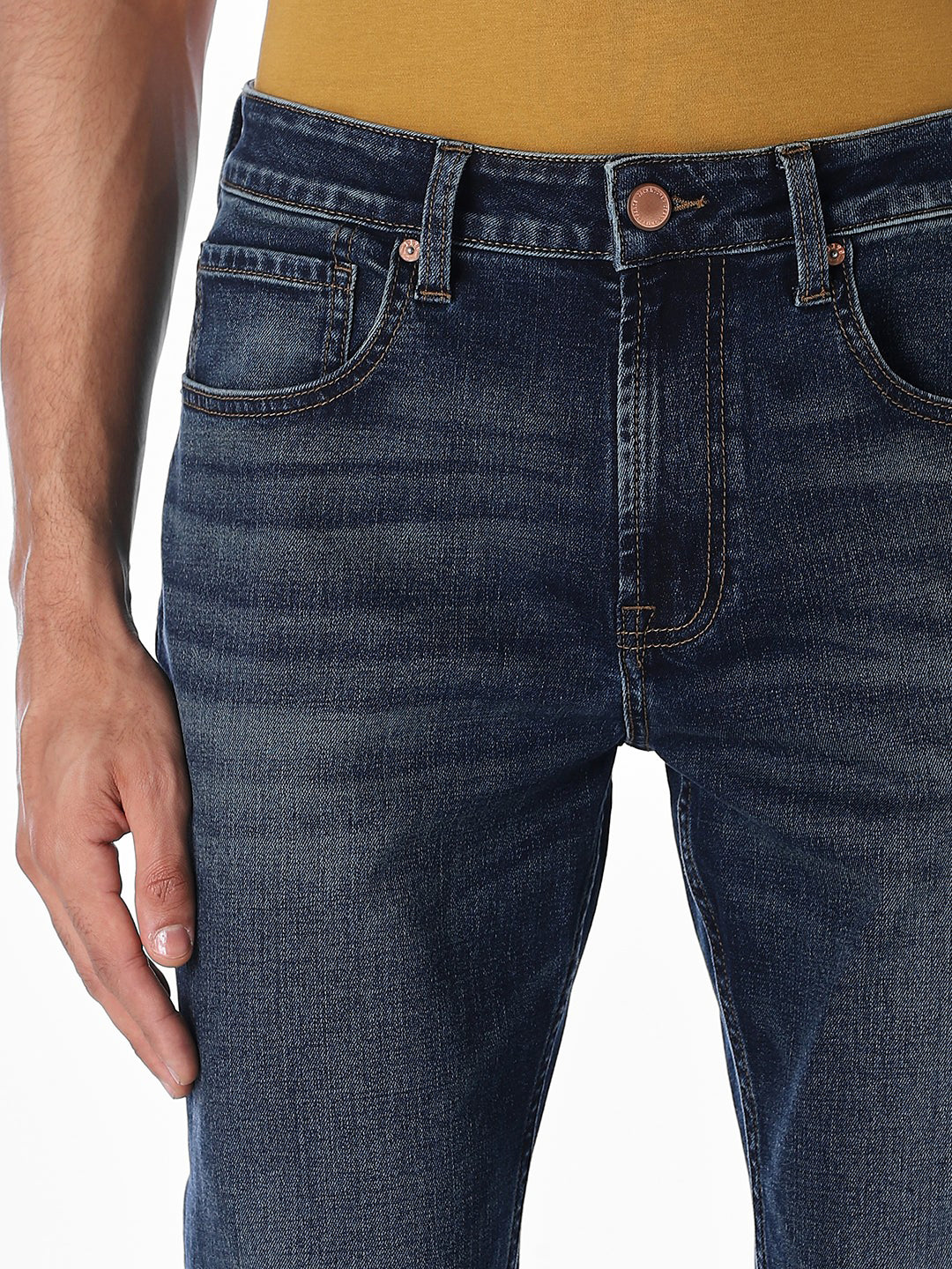 Dark Blue Cliff Bootcut Jeans