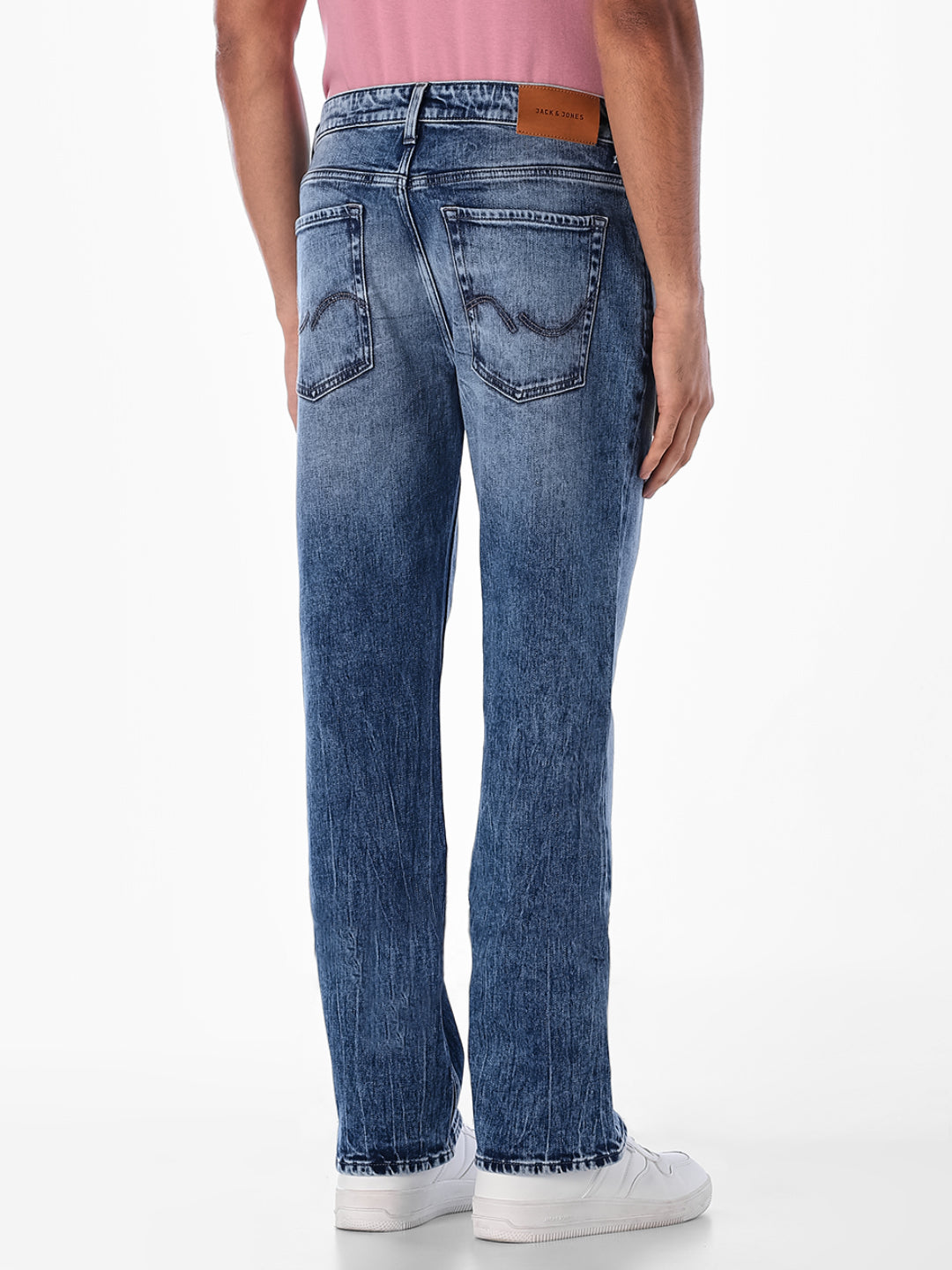 Heavily Washed Cliff Bootcut Jeans