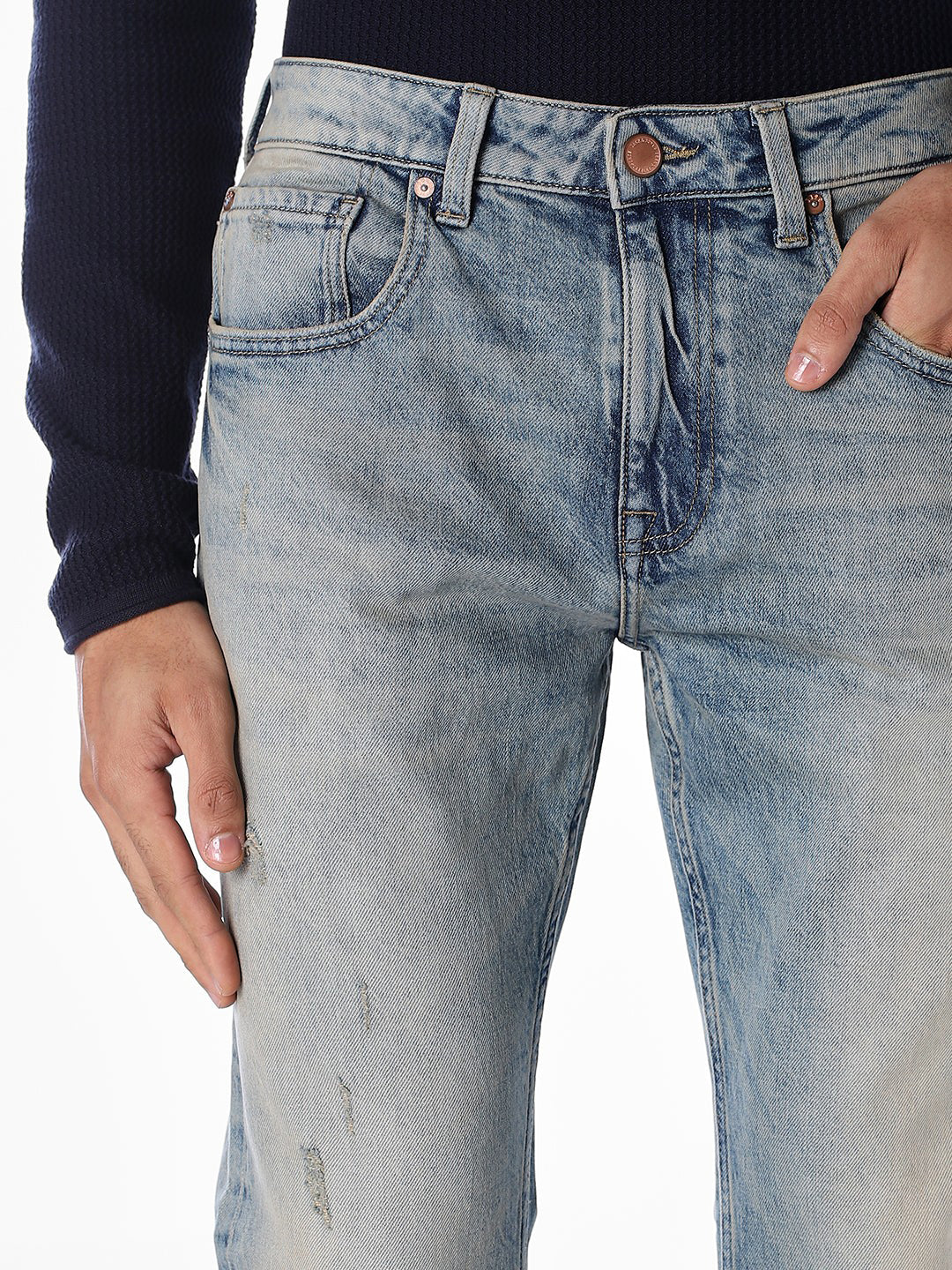 Light Blue Cliff Bootcut Jeans