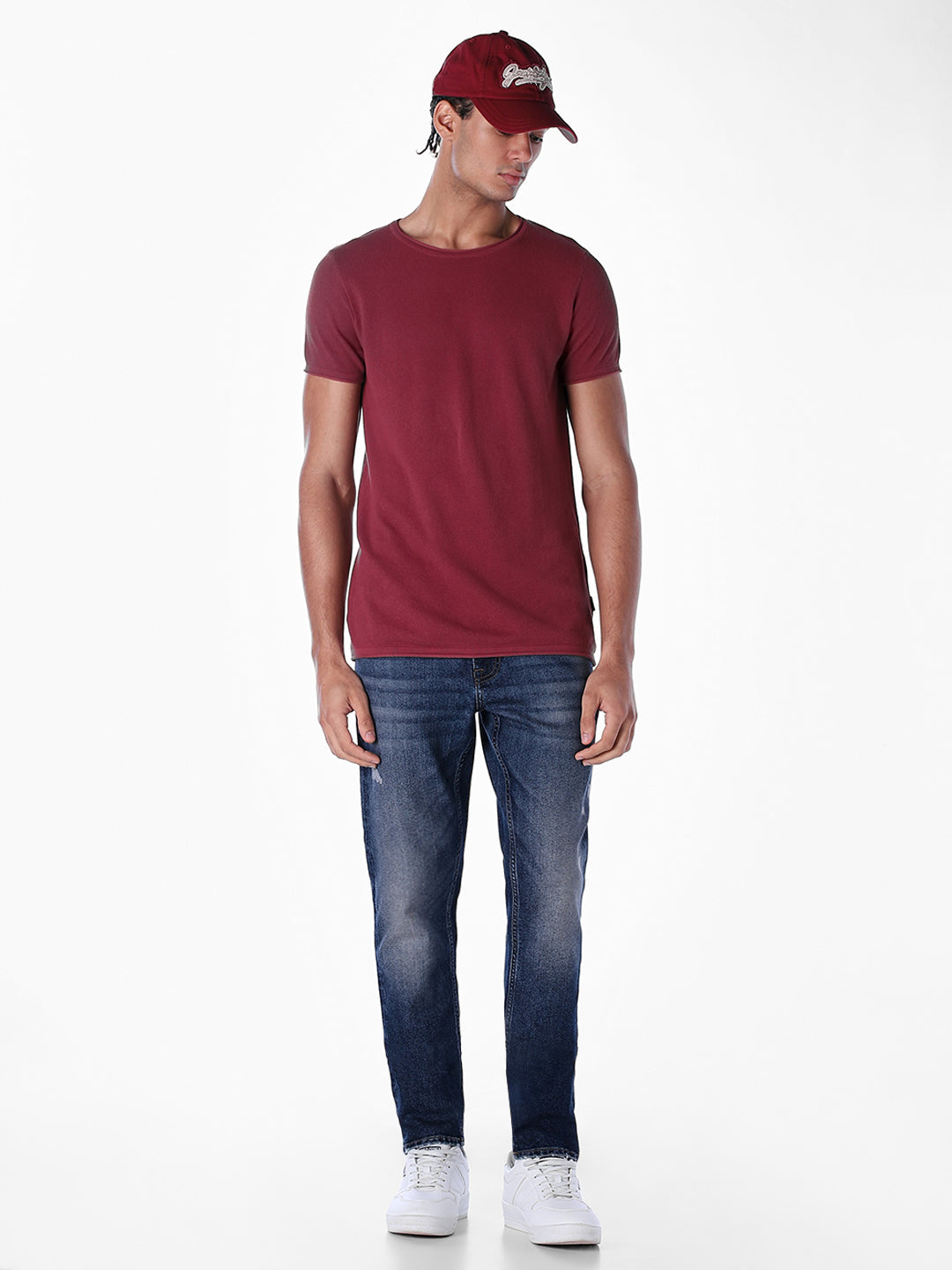 Mildly Distressed Glenn Slim Fit Jeans