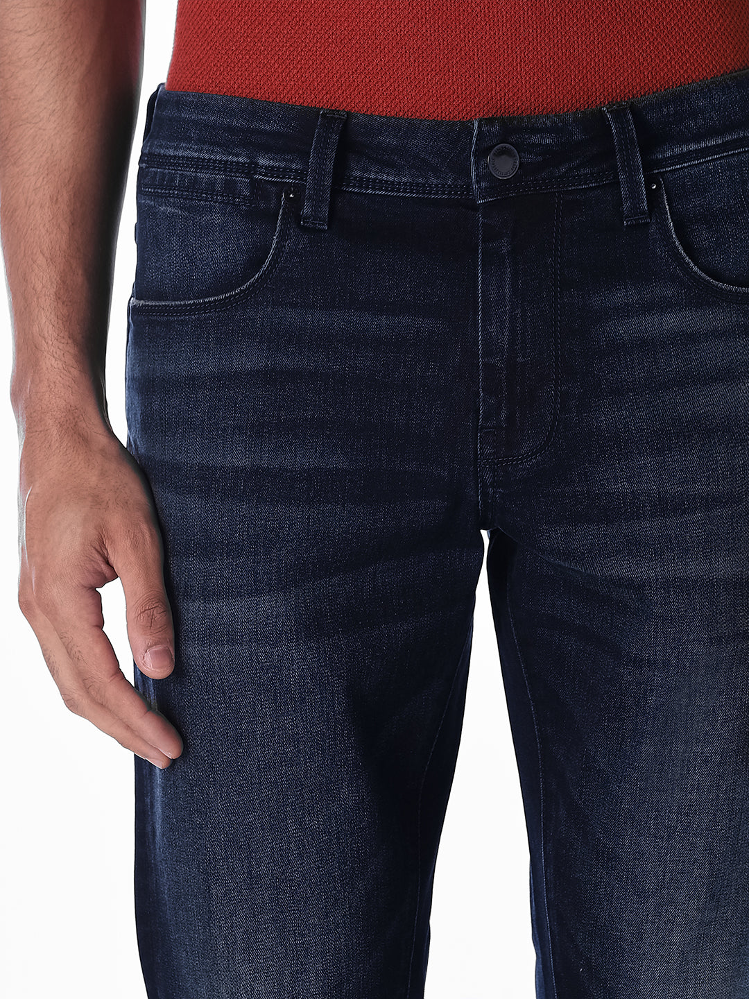 Dark Blue Glenn Slim Fit Jeans