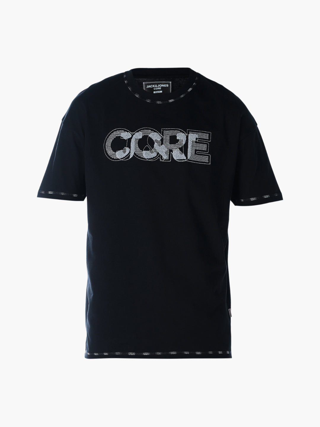 Contrast Stitch Detail Oversized T-shirt