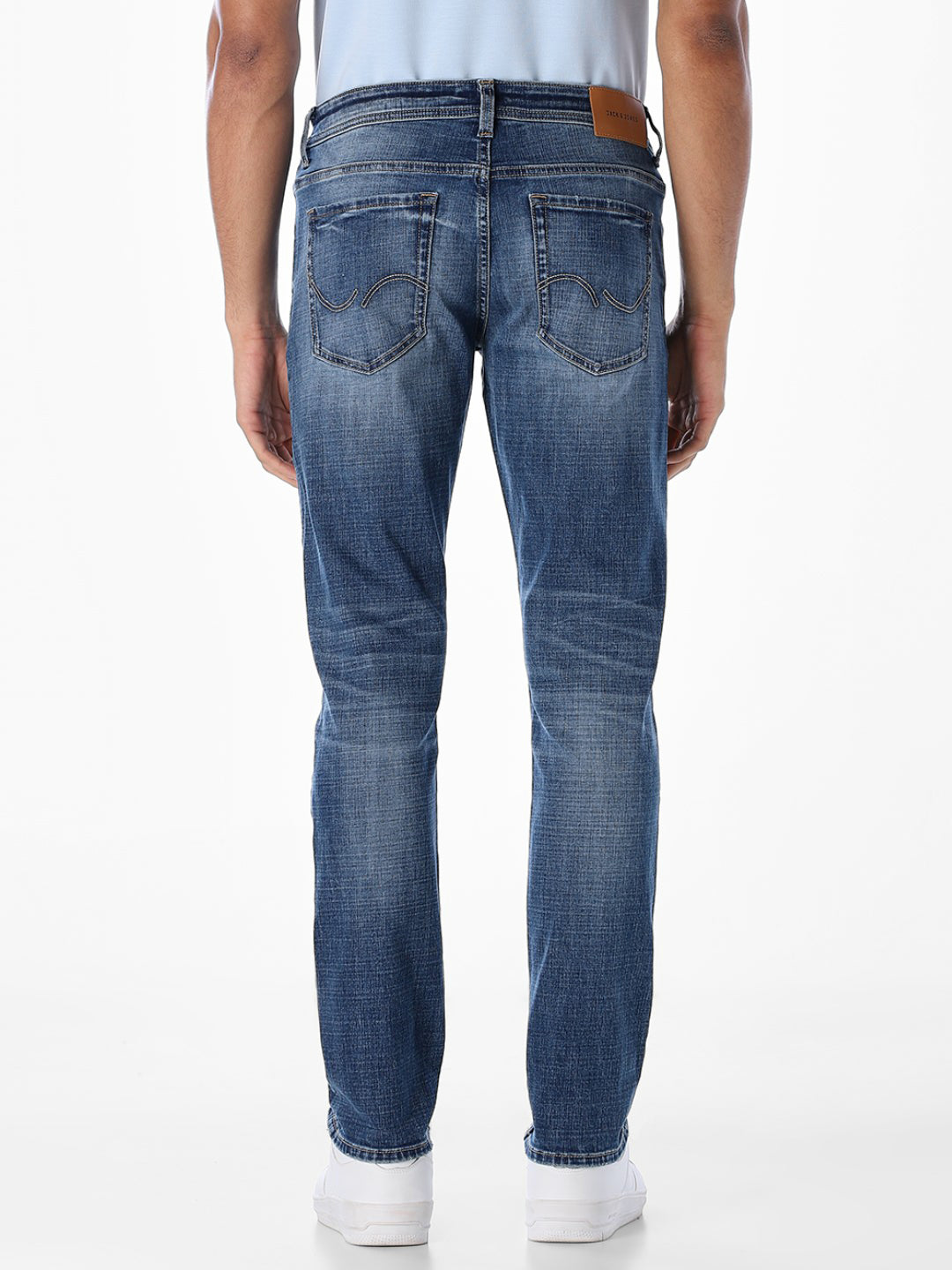 Mildly Washed Glenn Slim Fit Jeans