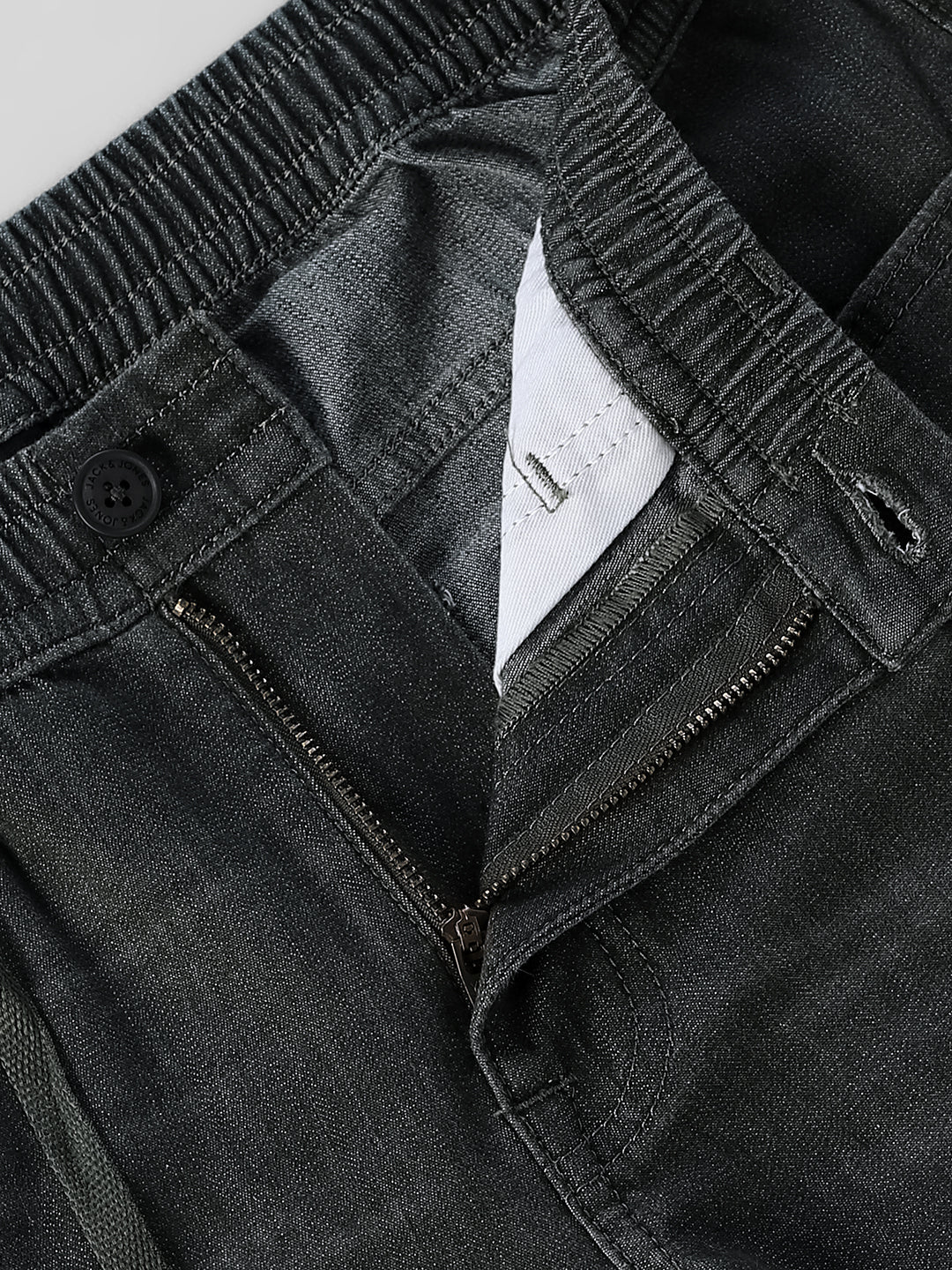 Elasticated Waist Slim Fit Jeans