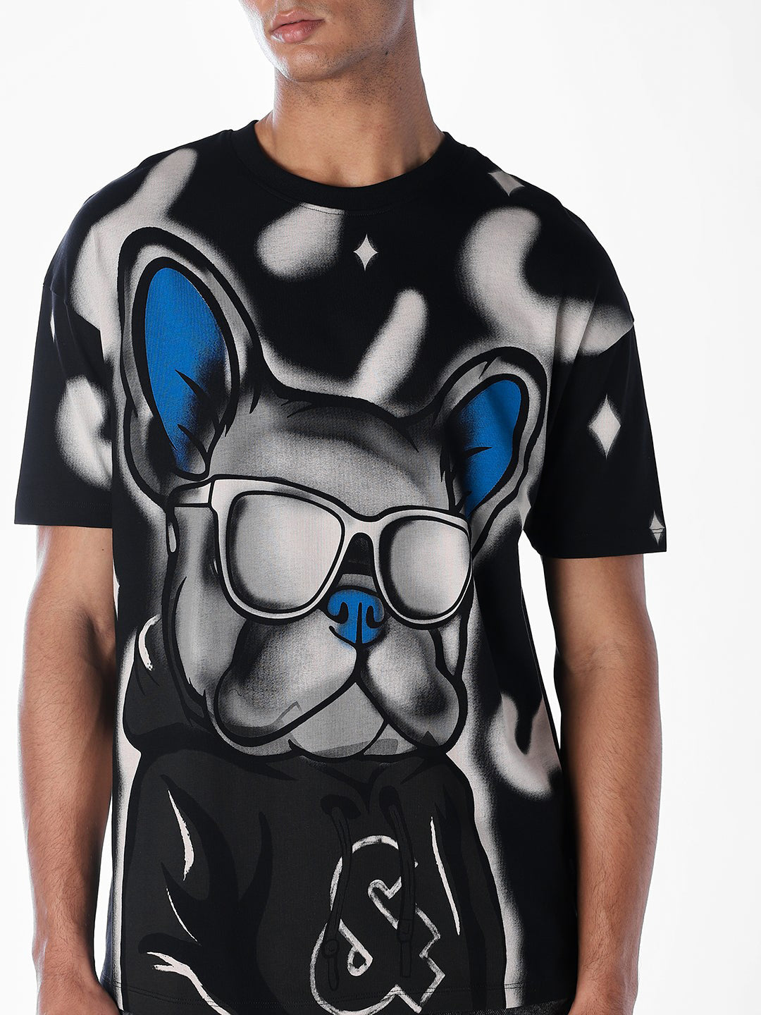 Doggo Print Oversized T-shirt