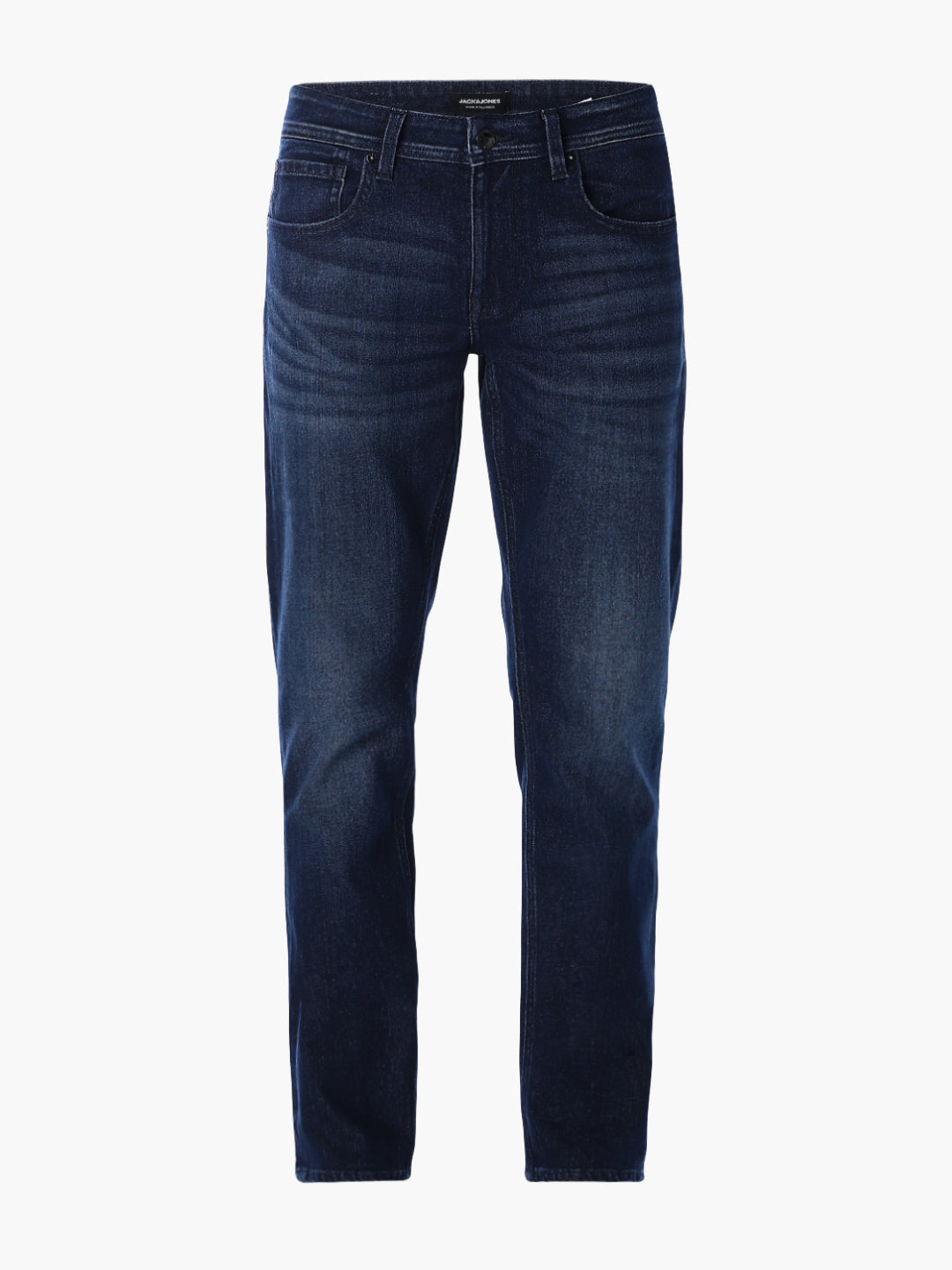 Dark Blue Mildly Washed Slim Fit Jeans