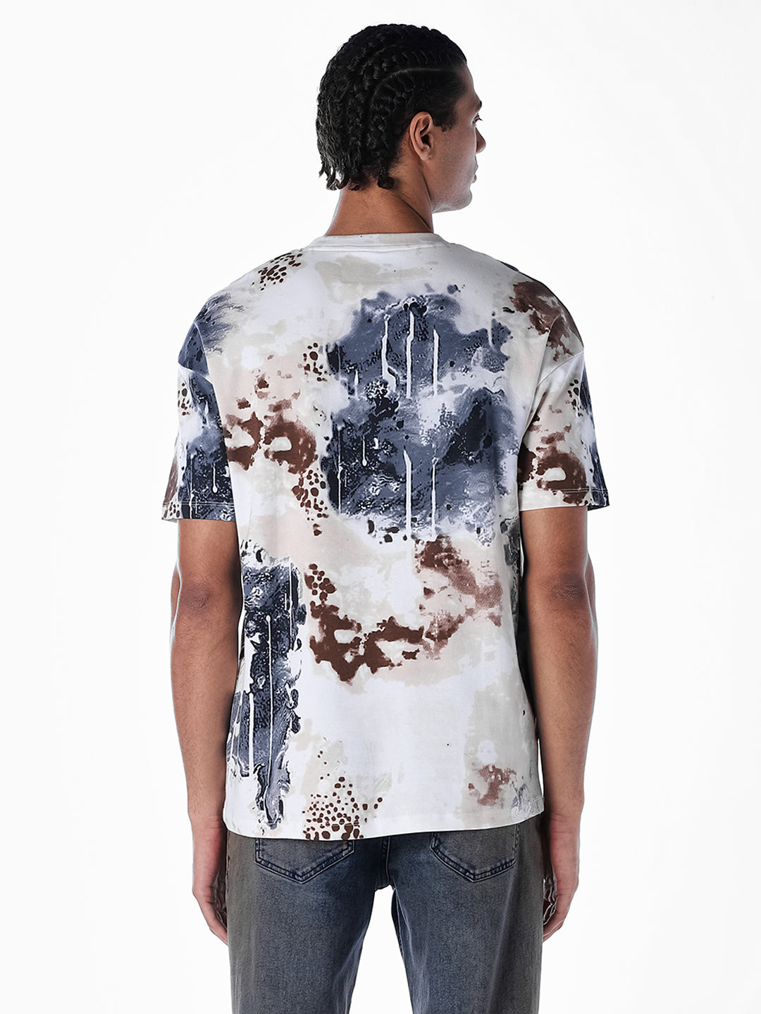 Printed Cotton Oversized T-shirt