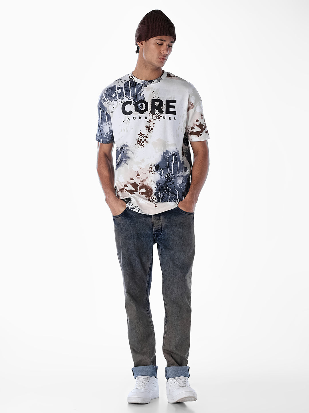 Printed Cotton Oversized T-shirt