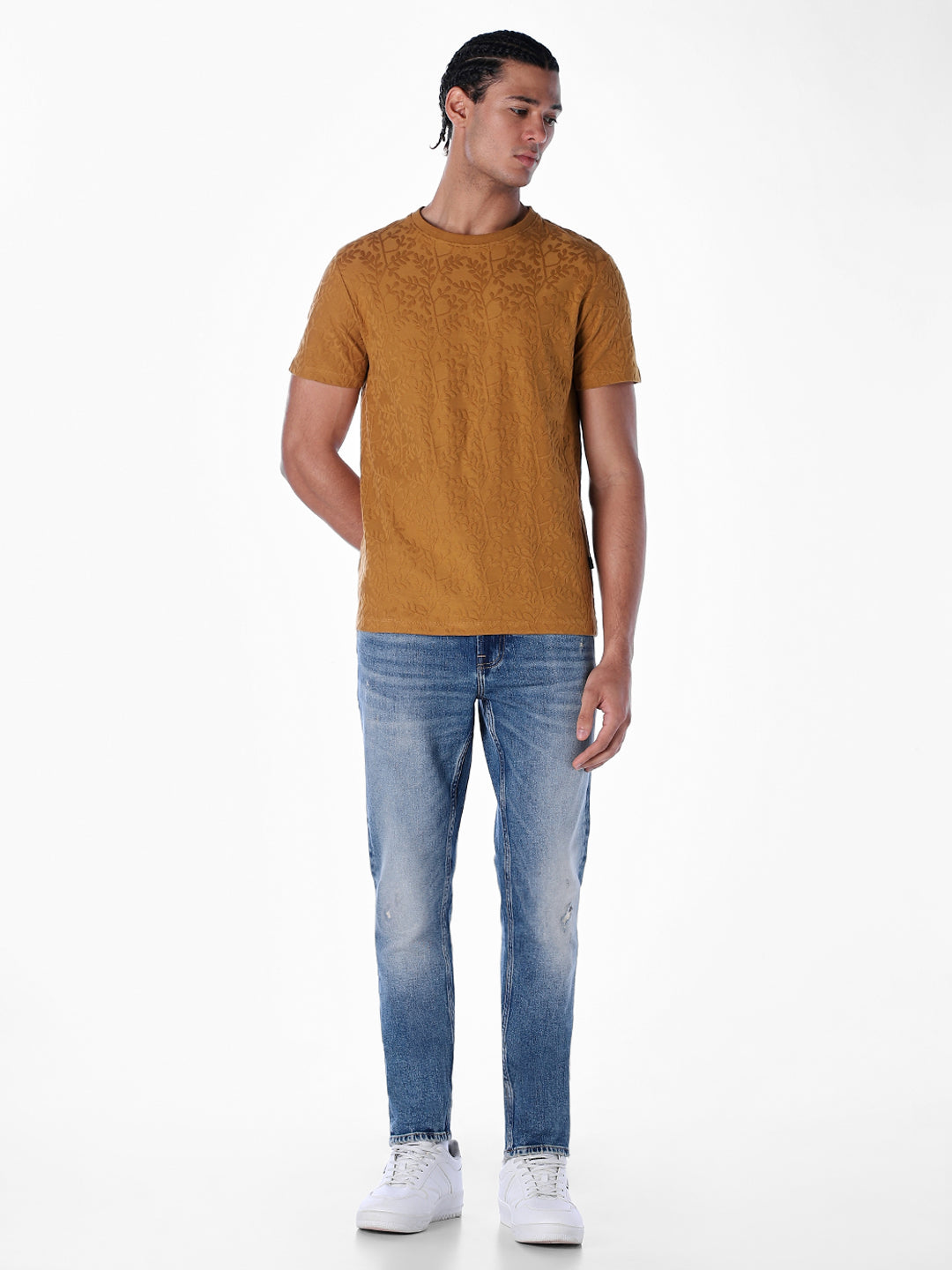 Mildly Distressed Glenn Slim Fit Jeans