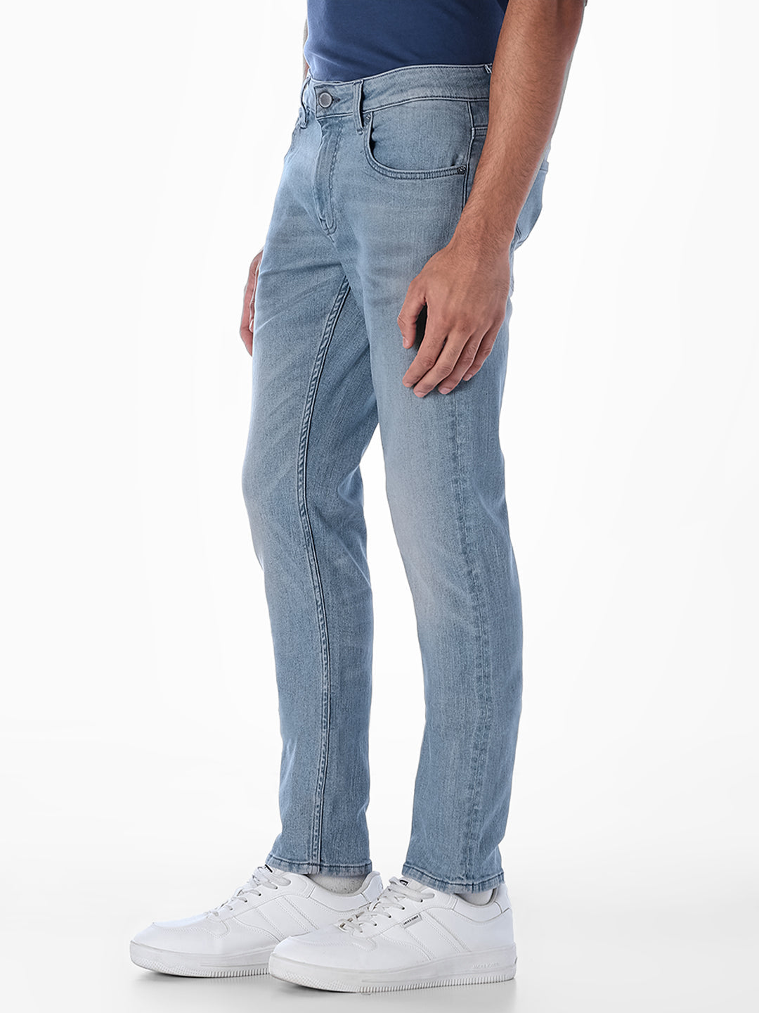 Light Blue 5 Pocket Glenn Slim Fit Jeans