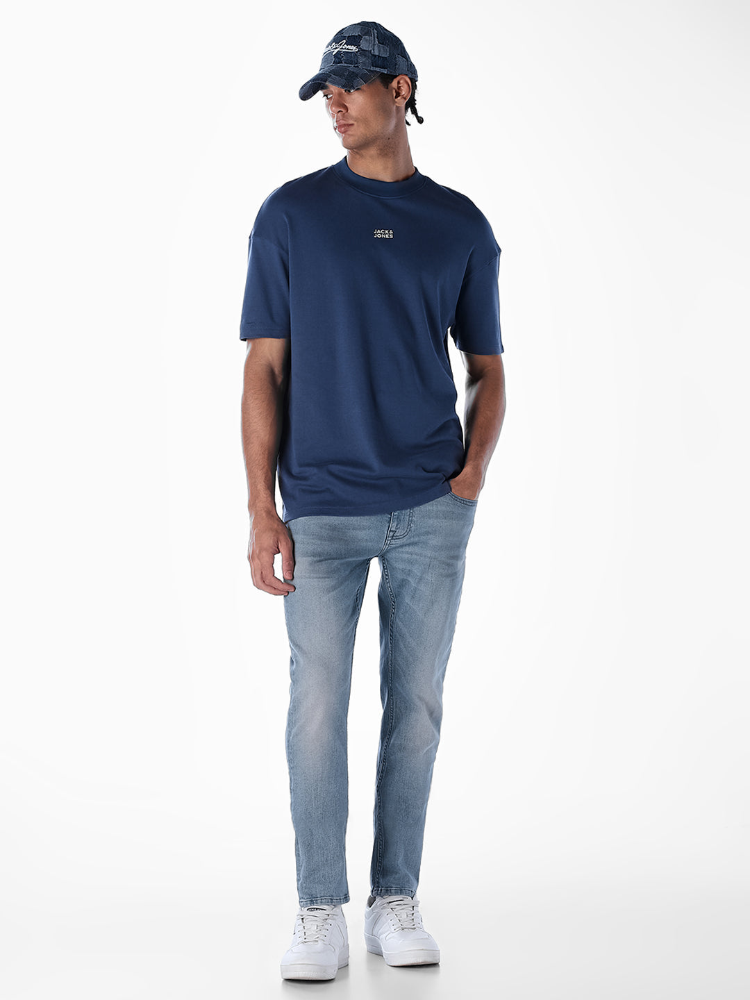 Light Blue 5 Pocket Glenn Slim Fit Jeans