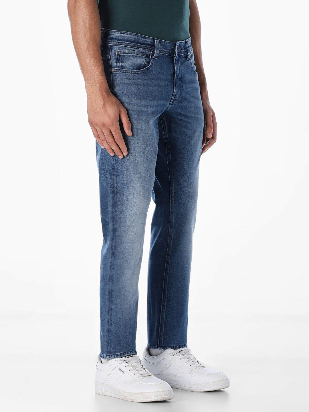 Light Blue 5 Pocket Slim Fit Jeans
