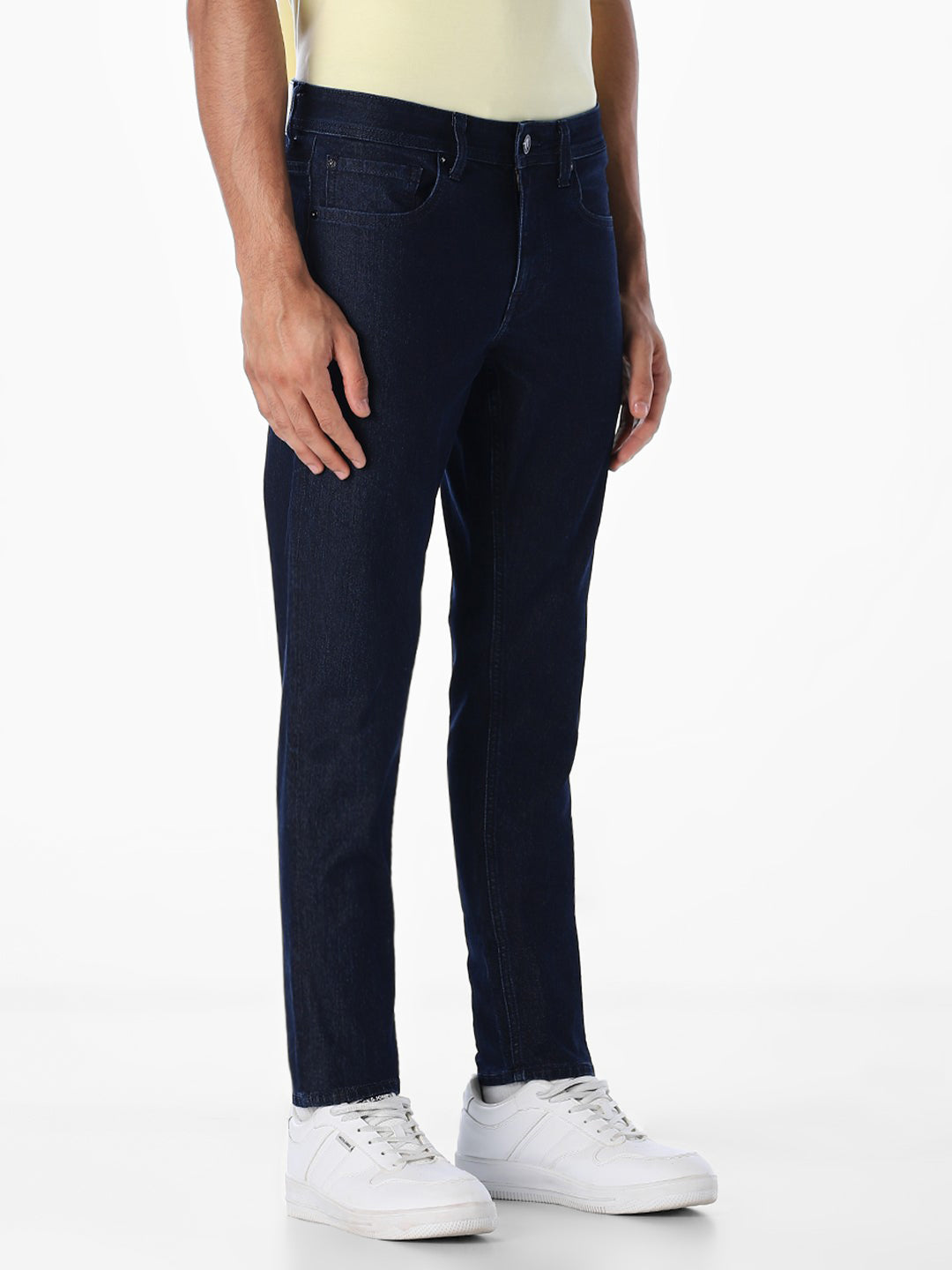 Dark Blue 5 Pocket Slim Fit Jeans