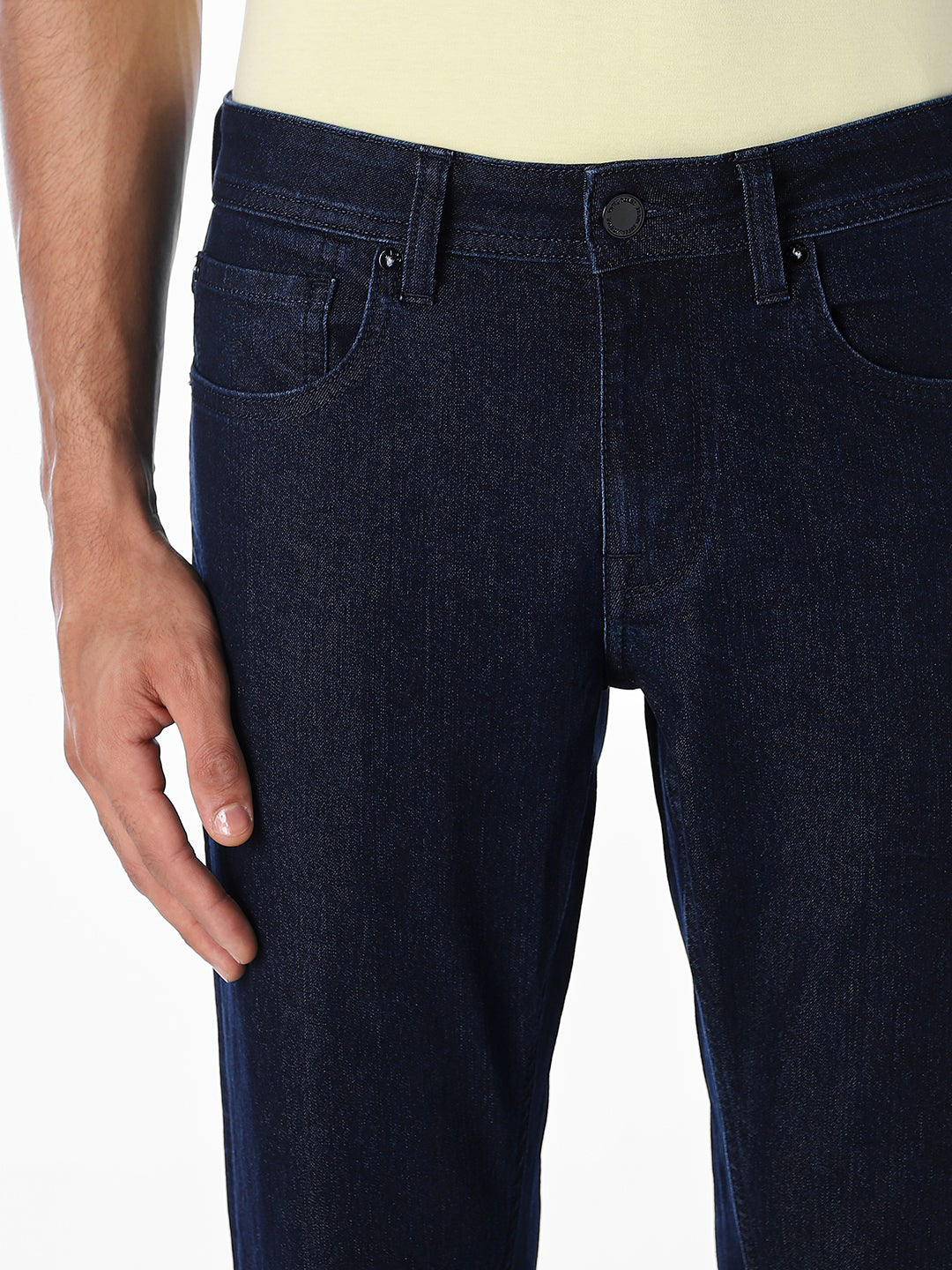 Dark Blue 5 Pocket Slim Fit Jeans