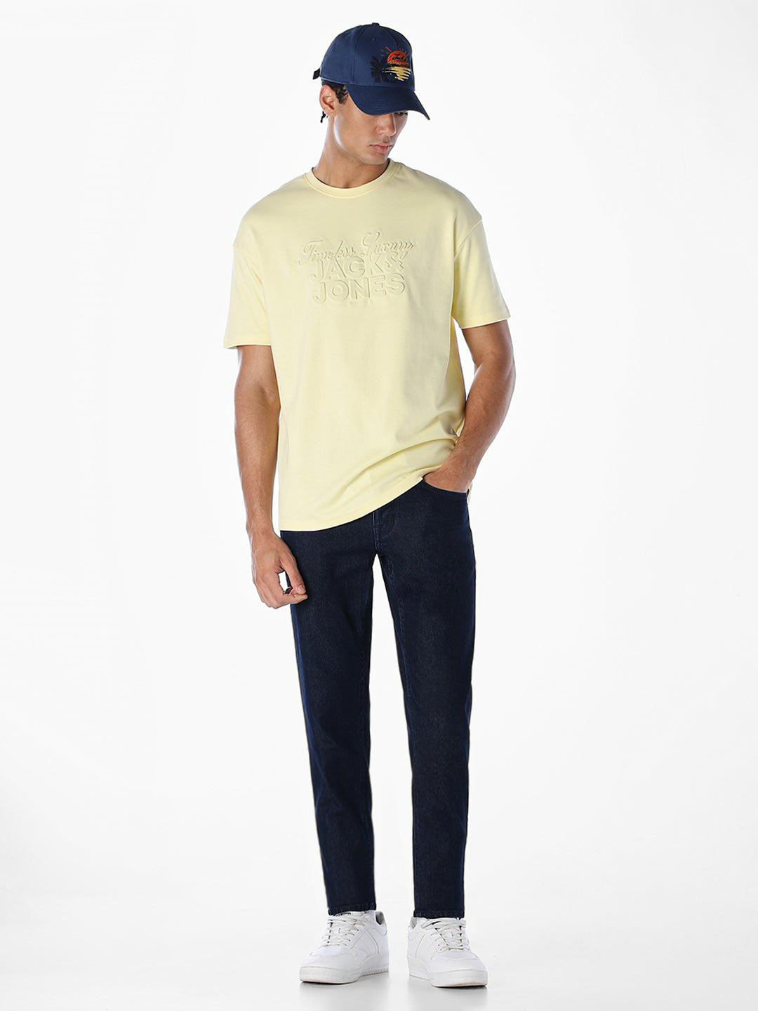 Dark Blue 5 Pocket Slim Fit Jeans