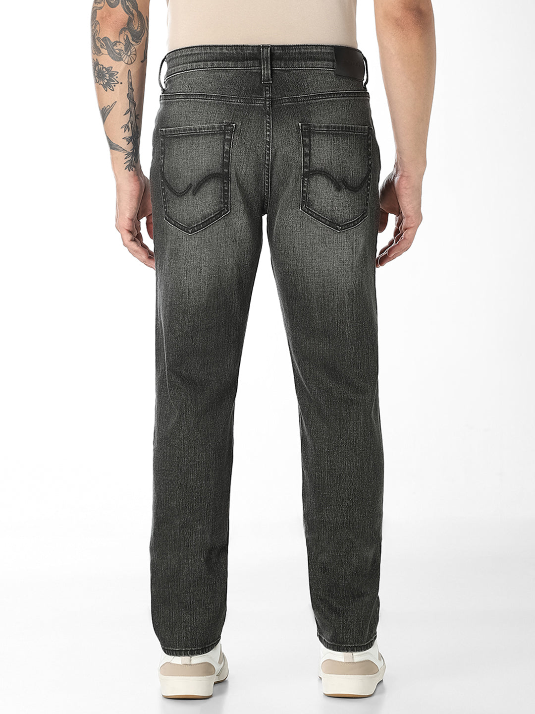 Olive Heavily Washed TIM Anti Fit Jeans