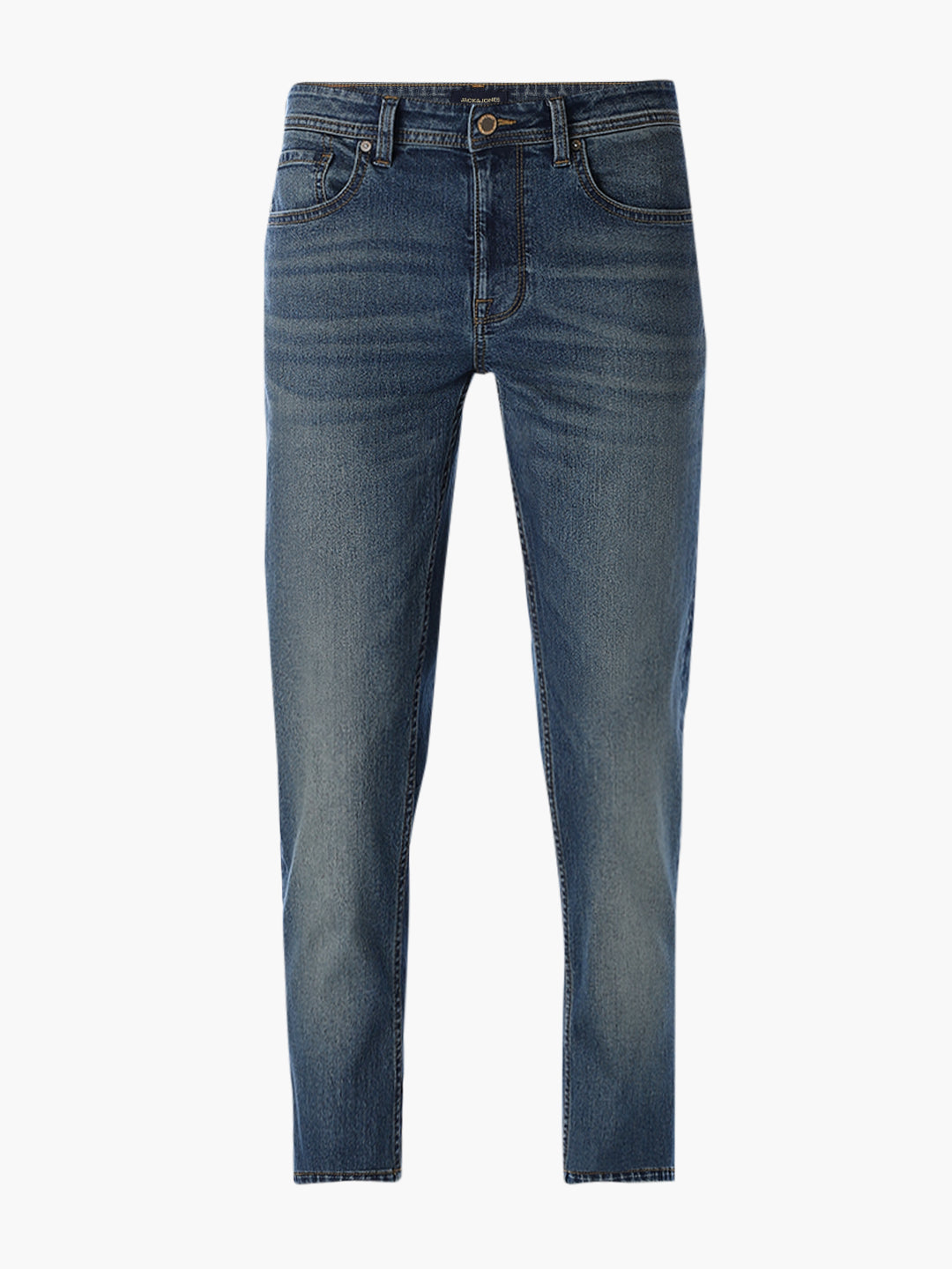 Dark Blue Tim Cropped Anti Fit Jeans