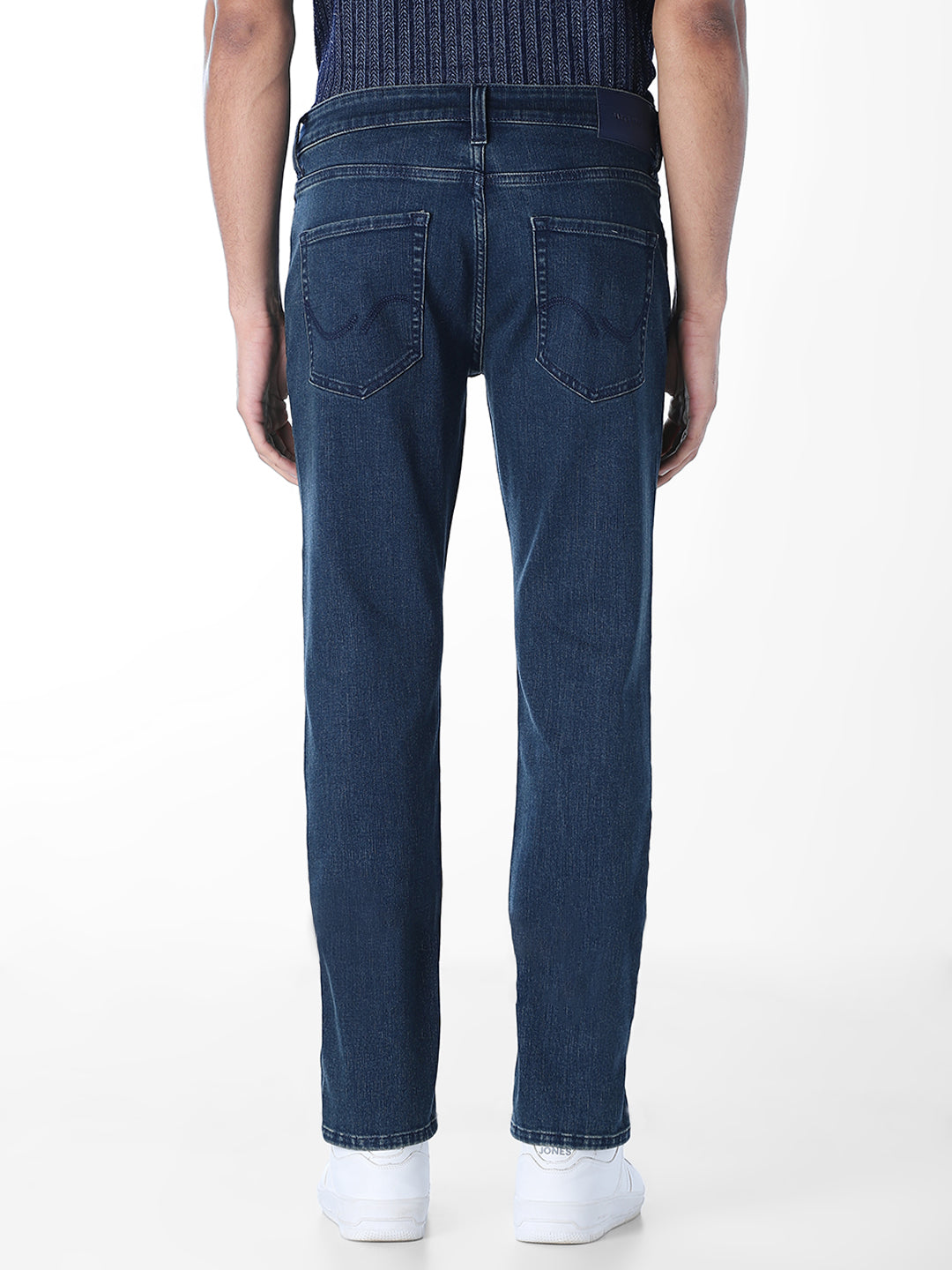 Dark Blue Tim Cropped Anti Fit Jeans