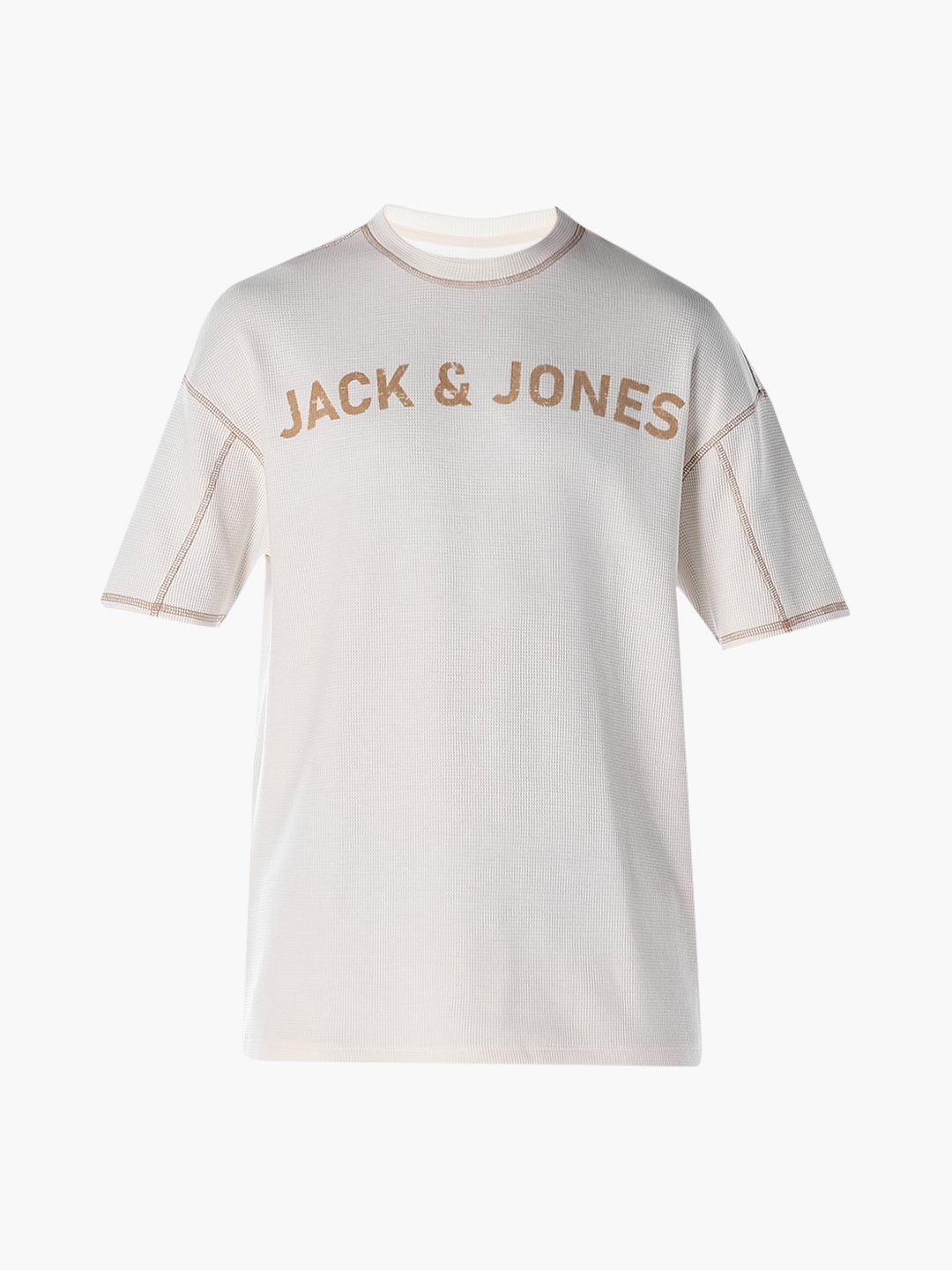 Contrast Stitch Boxy Fit T-shirt