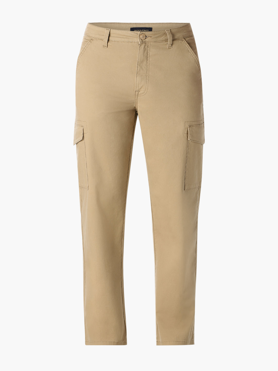 Beige 6 Pocket Cargo Pants