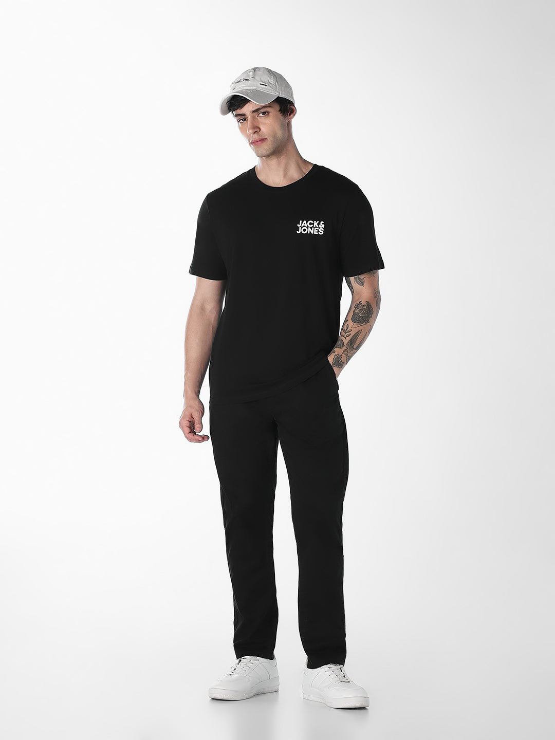 Black 4 Pocket Cotton Pants