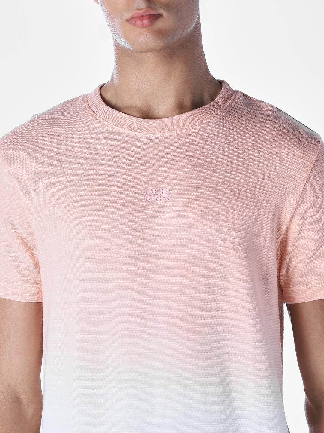 Ombre Cotton Crew Neck T-shirt