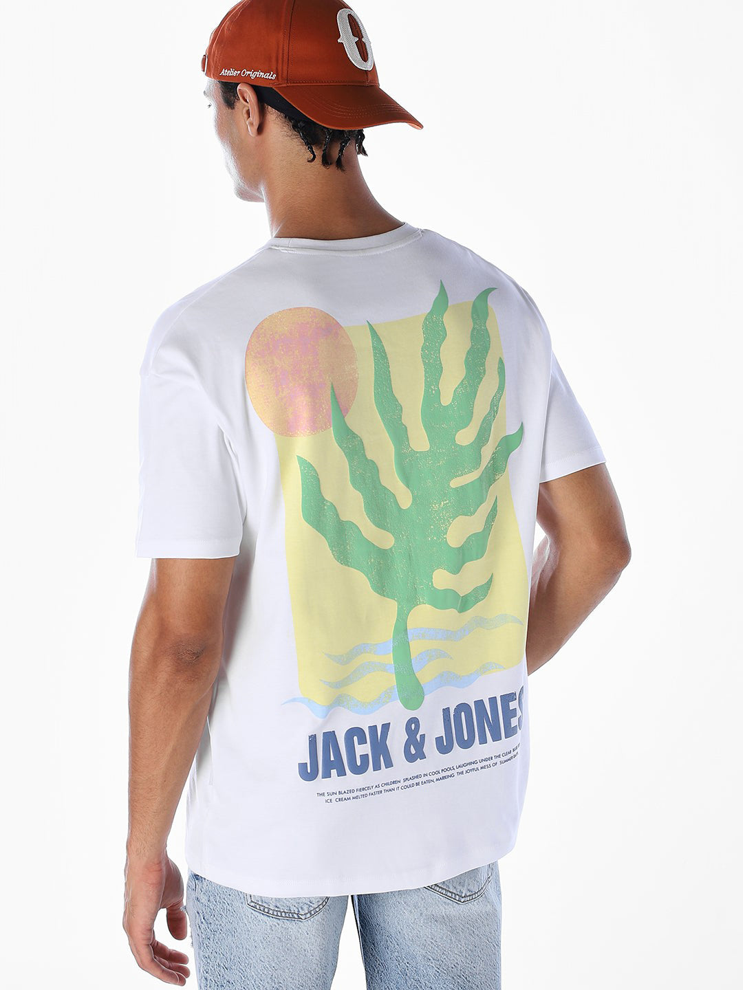 Back Printed Oversized T-shirt - XS