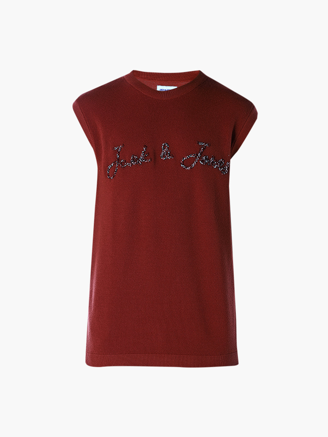 Applique Patchwork Sleeveless T-shirt