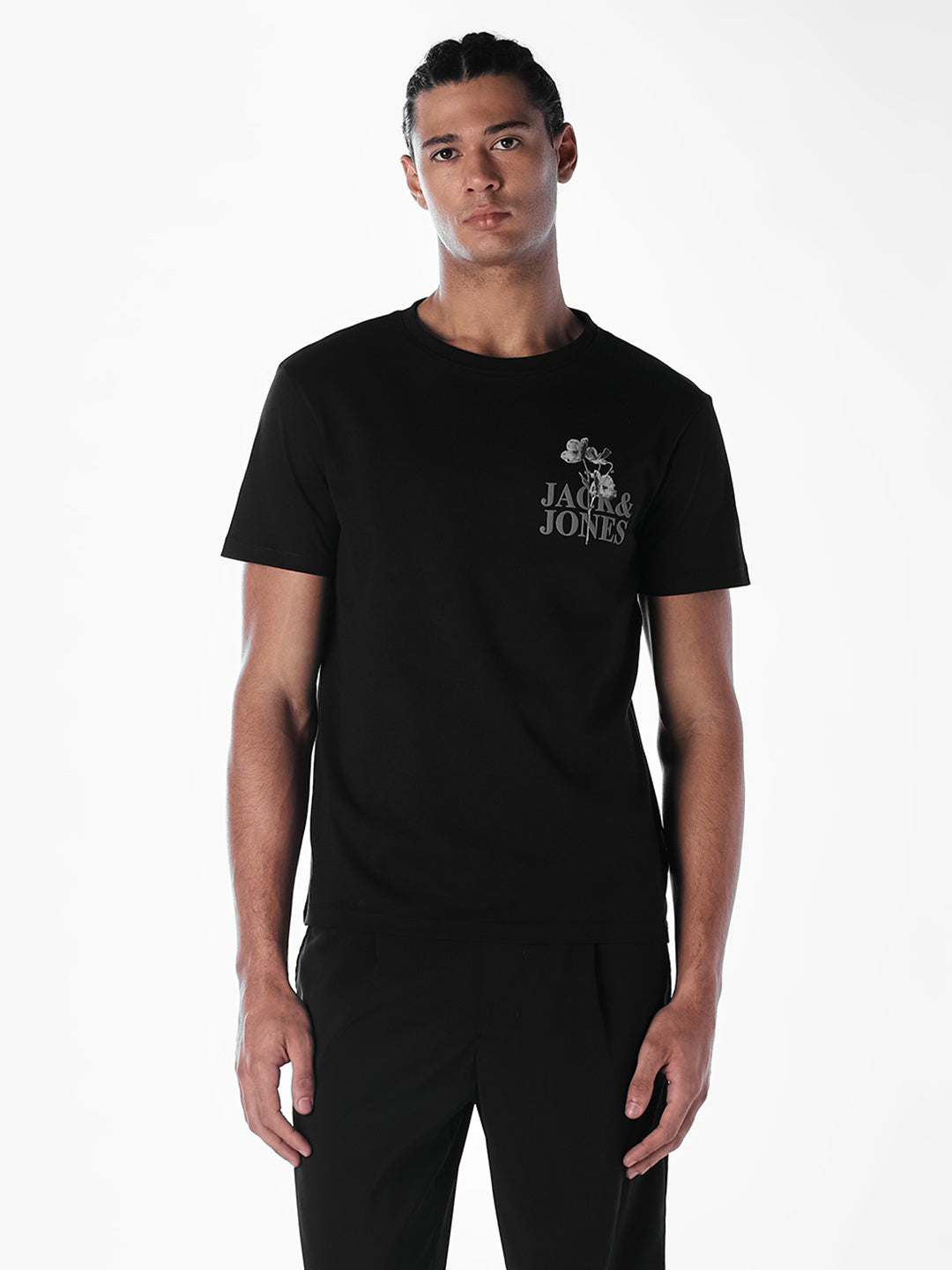 Printed Cotton Crew Neck T-shirt