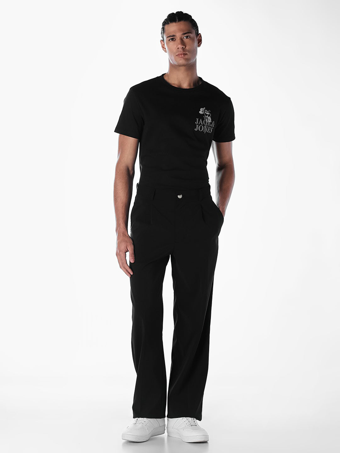 Printed Cotton Crew Neck T-shirt