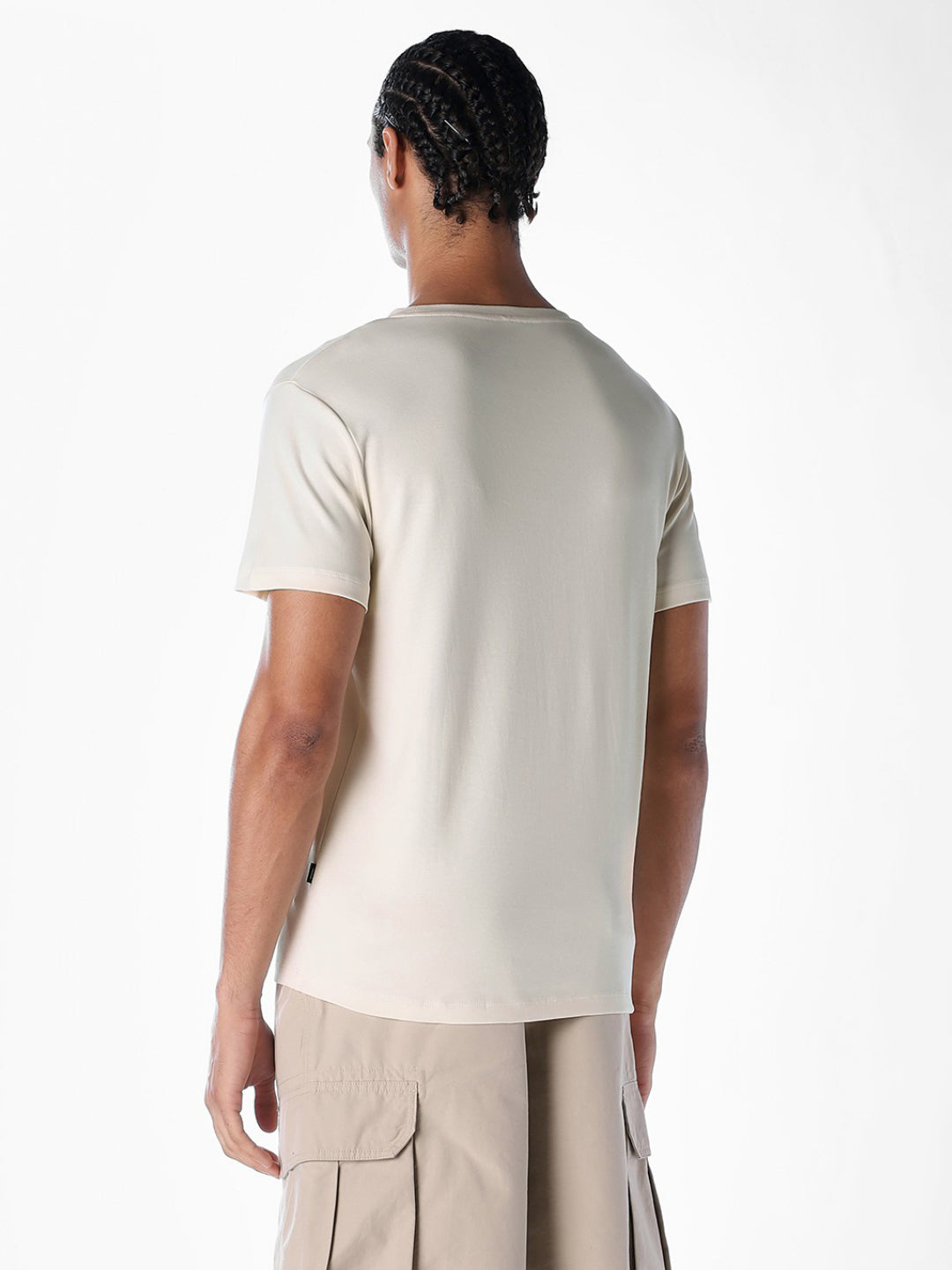 Abstract Botanical Print T-shirt